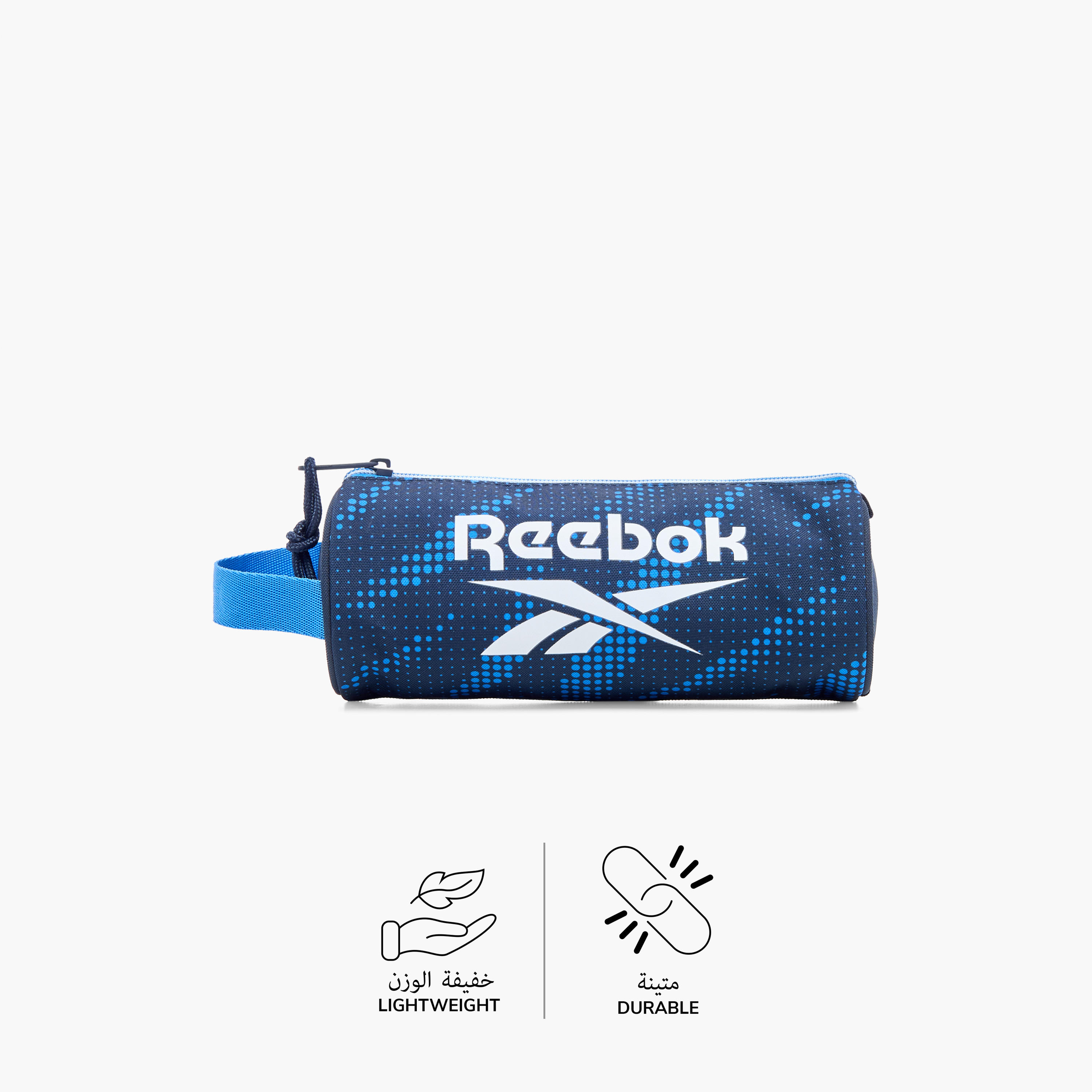 Reebok Logo Print Pencil Pouch with Zip Closure-school-stationery-pencilcases-image-4