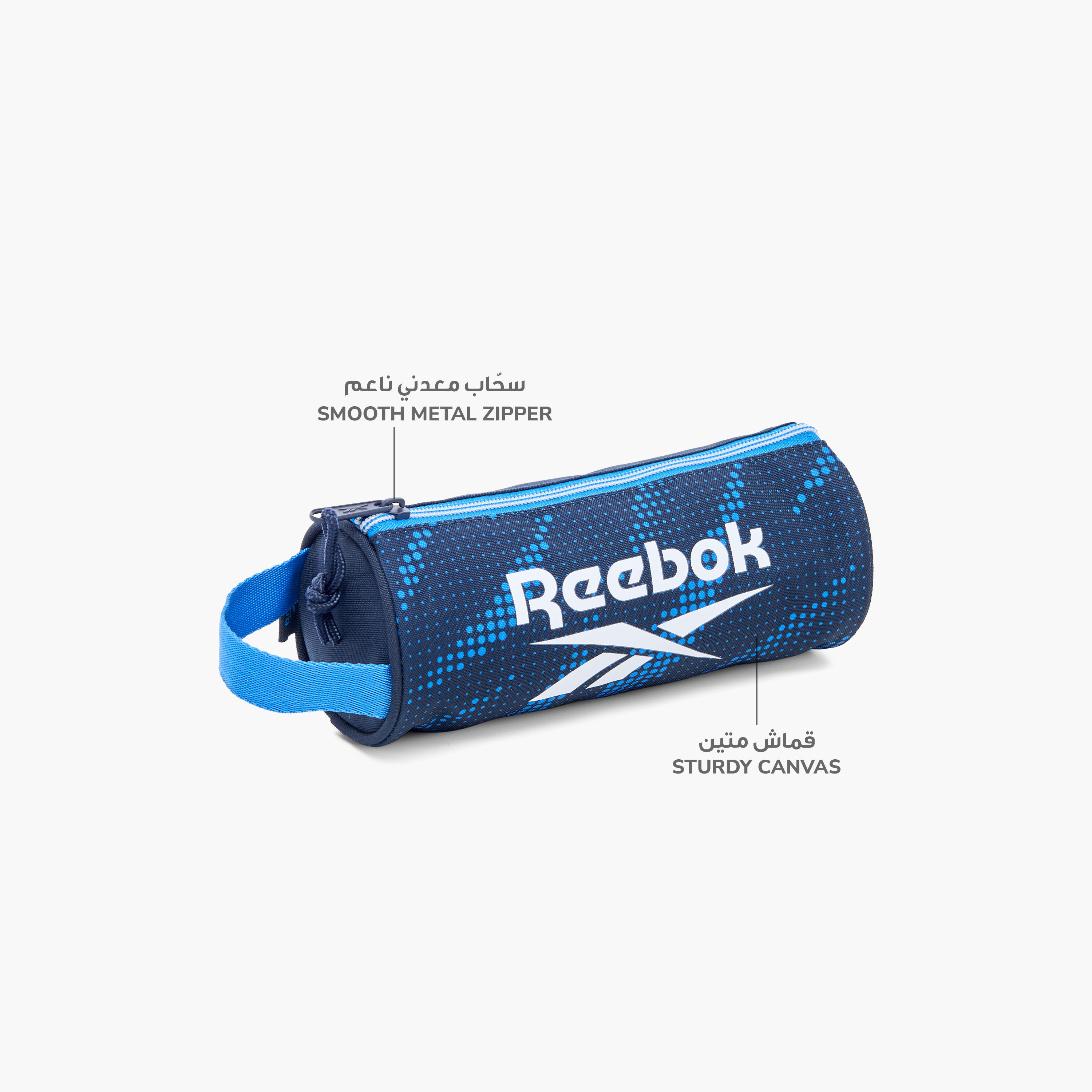 Reebok Logo Print Pencil Pouch with Zip Closure-school-stationery-pencilcases-image-6