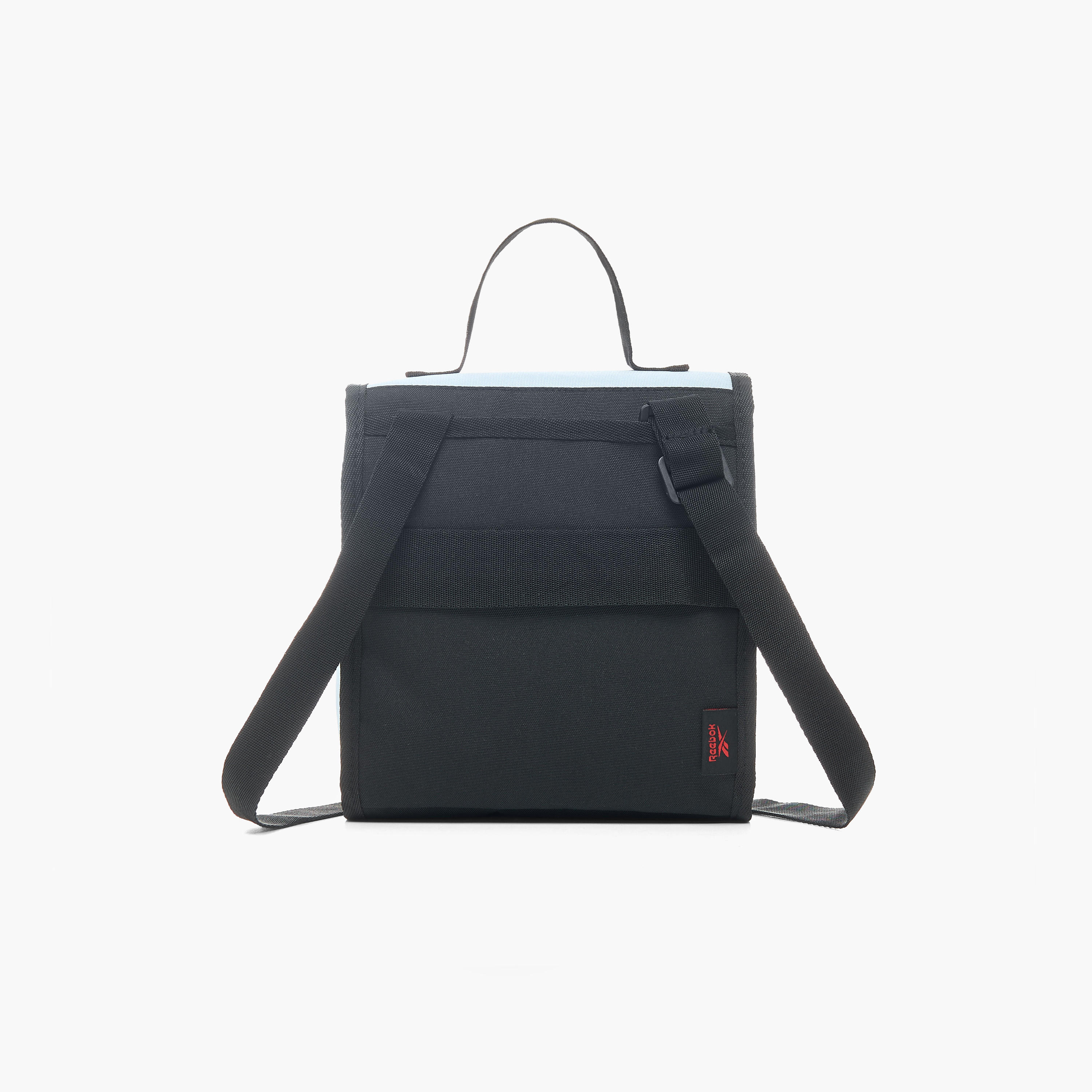 Reebok Logo Print Lunch Bag with Adjustable Strap and Flap Closure-school-lunchessentials-lunchbags-image-3