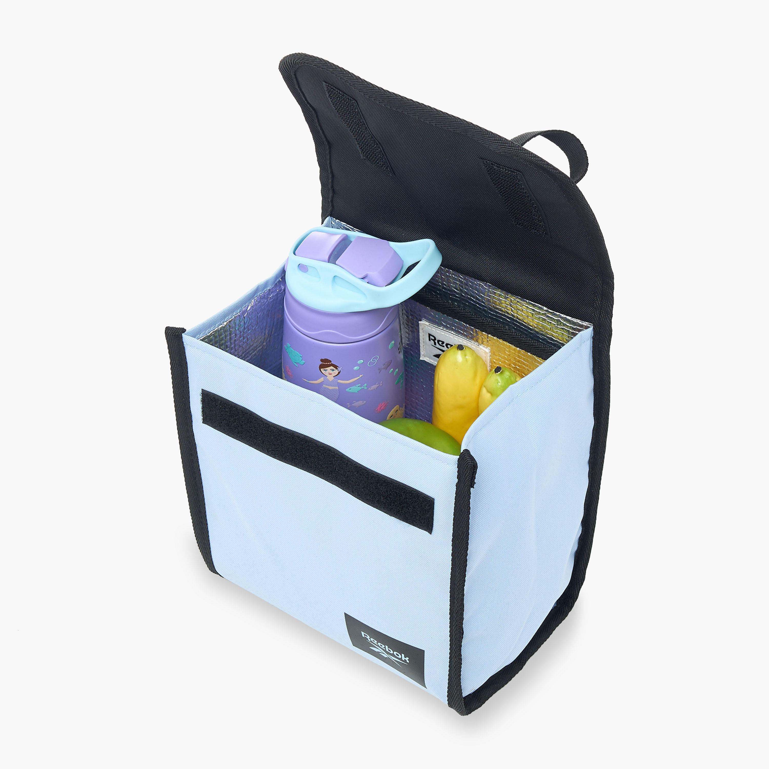Reebok Logo Print Lunch Bag with Adjustable Strap and Flap Closure-school-lunchessentials-lunchbags-image-5