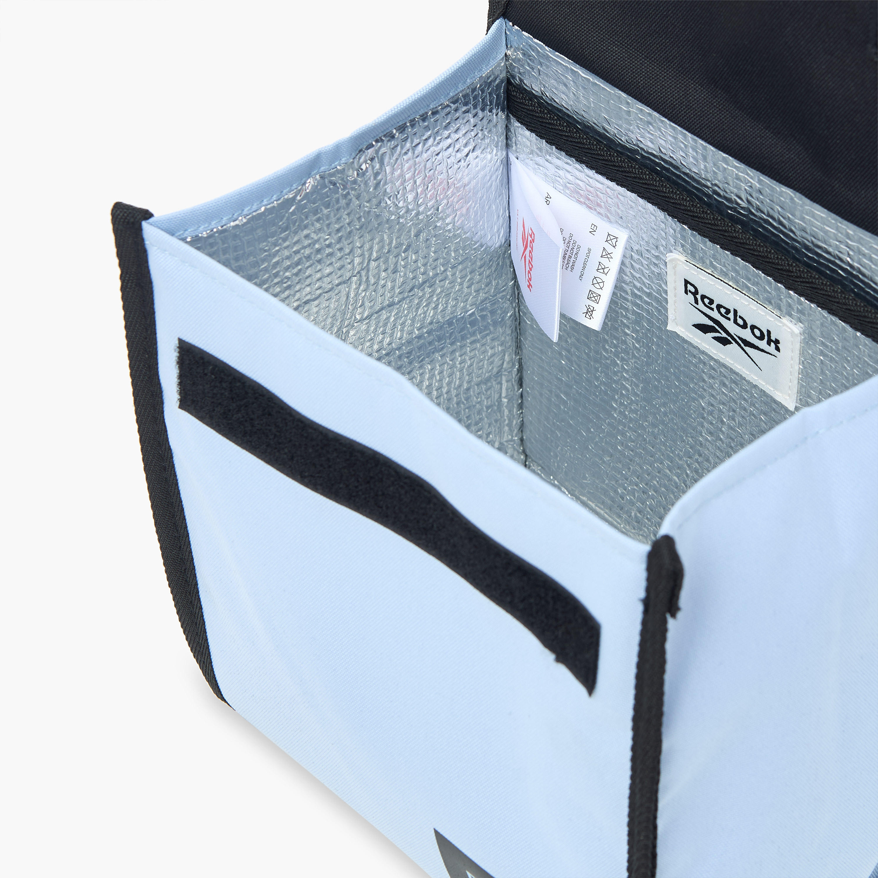 Reebok Logo Print Lunch Bag with Adjustable Strap and Flap Closure-school-lunchessentials-lunchbags-image-7