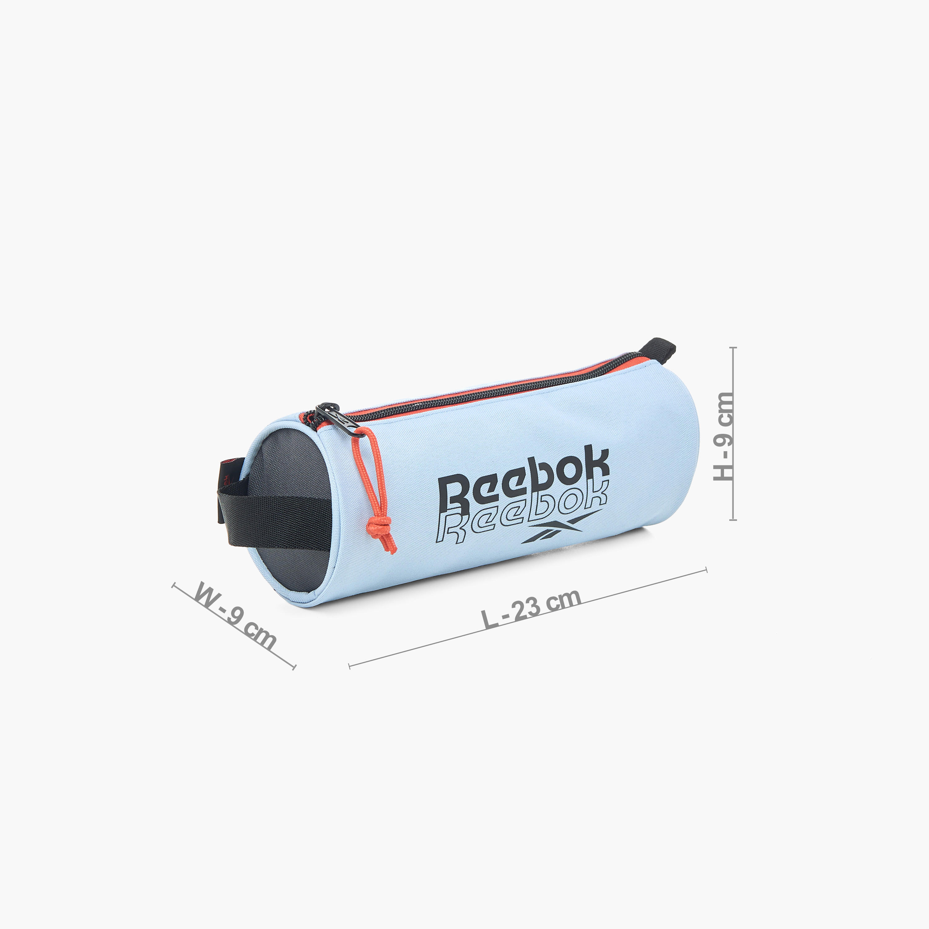 Reebok Logo Print Pencil Pouch with Zip Closure-school-stationery-pencilcases-image-2