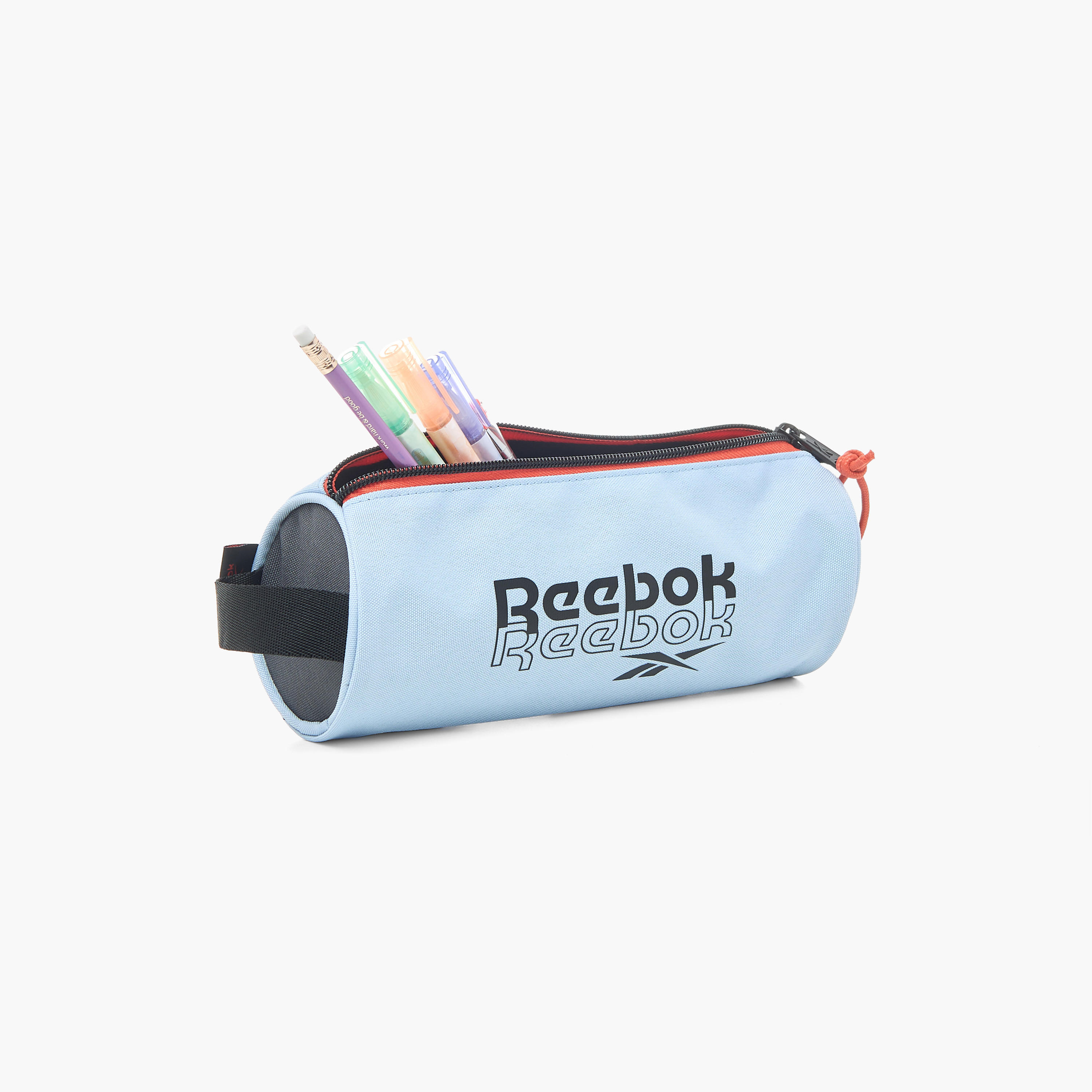 Reebok Logo Print Pencil Pouch with Zip Closure-school-stationery-pencilcases-image-7