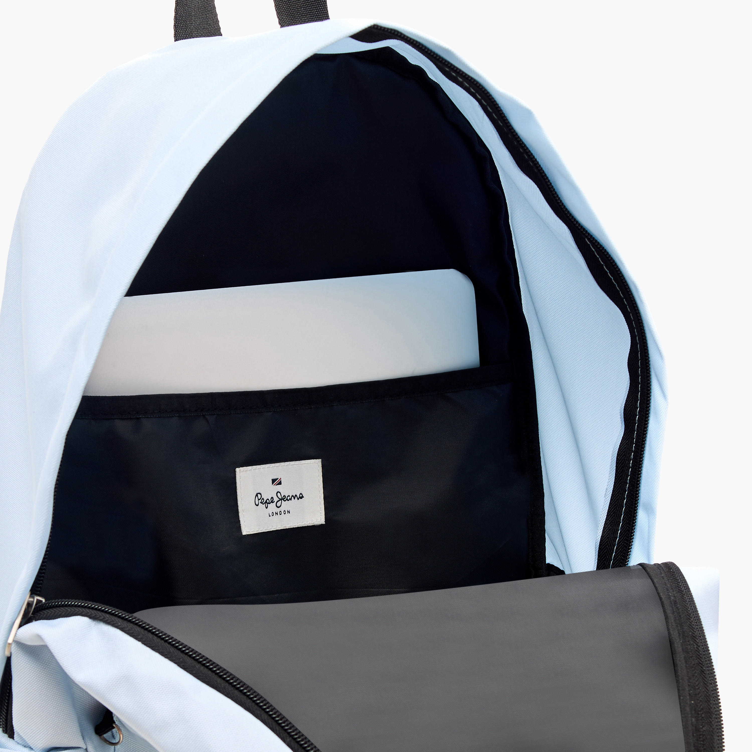 Pepe Jeans Aris 18-inch Solid Backpack with Adjustable Straps and Zip Closure - 32x45x15 cms-school-bagsandbackpacks-backpacks-image-10