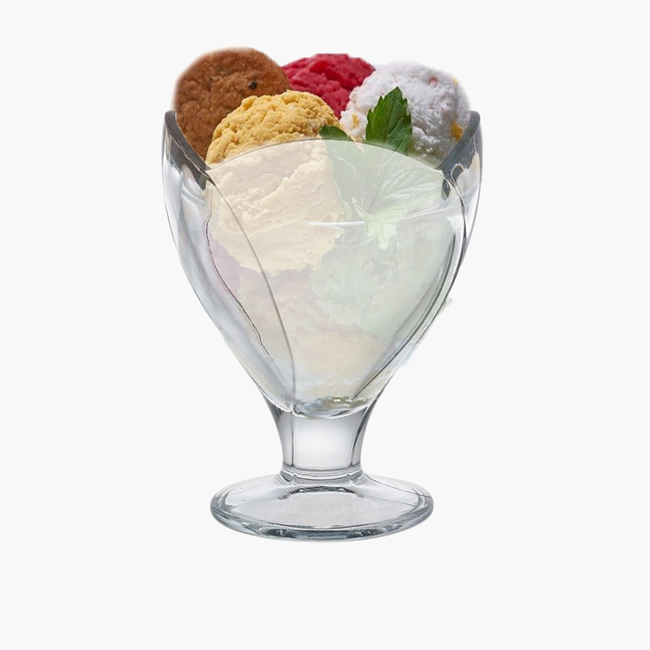 Pasabahce Glass Ice Cream Bowl - Set of 2-household-dining-dinnerware-bowls-image-2