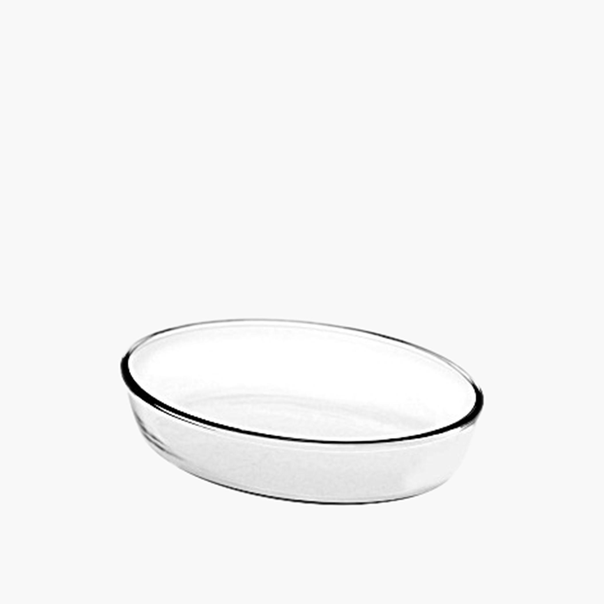 Pasabahce Borcam Oval Glass Serving Tray - 21x30 cm-household-dining-serveware-servingtrays-image-2
