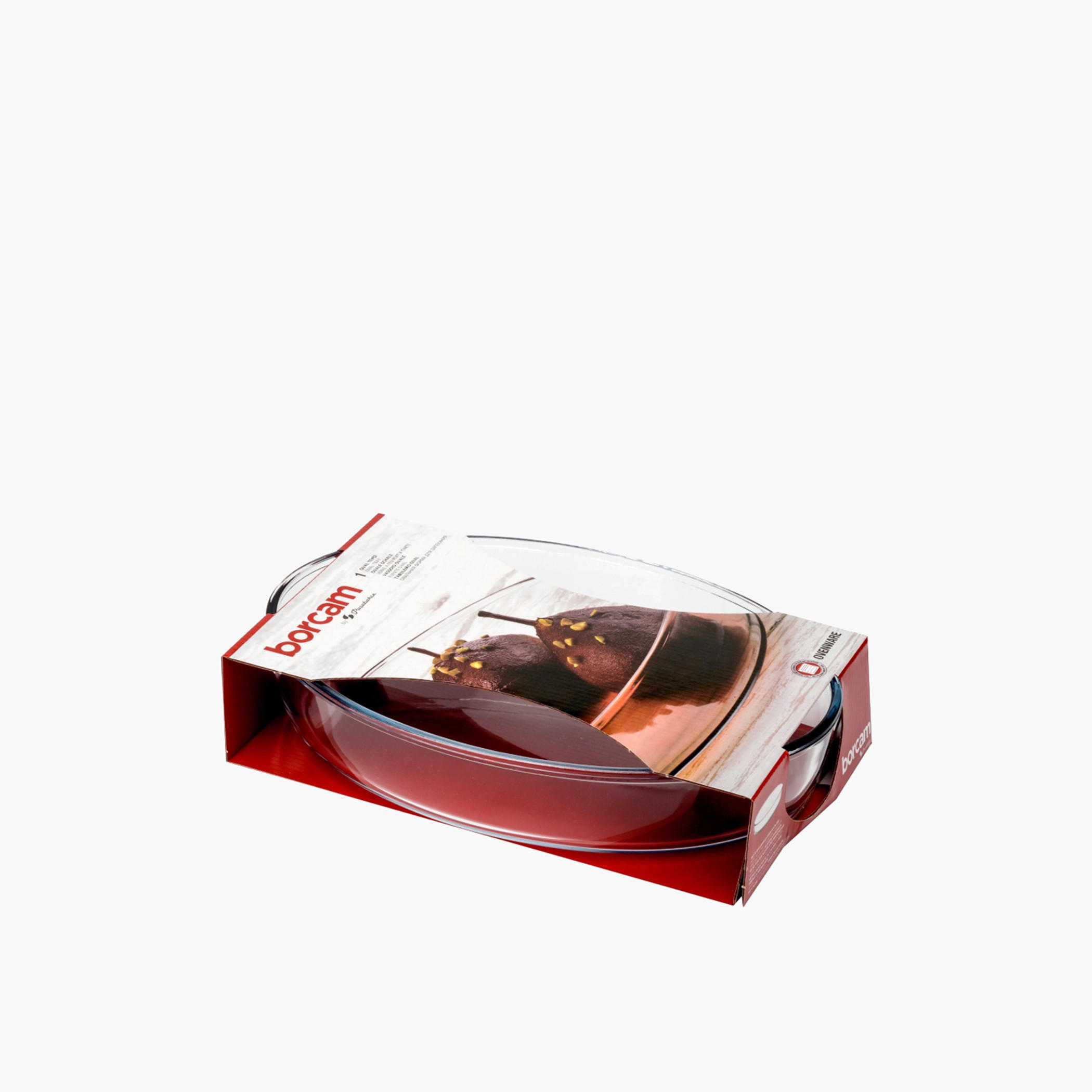 صينية تقديم بوركام زجاجية بيضاوية من باشابتشي- 21x30 سم-household-dining-serveware-servingtrays-image-3