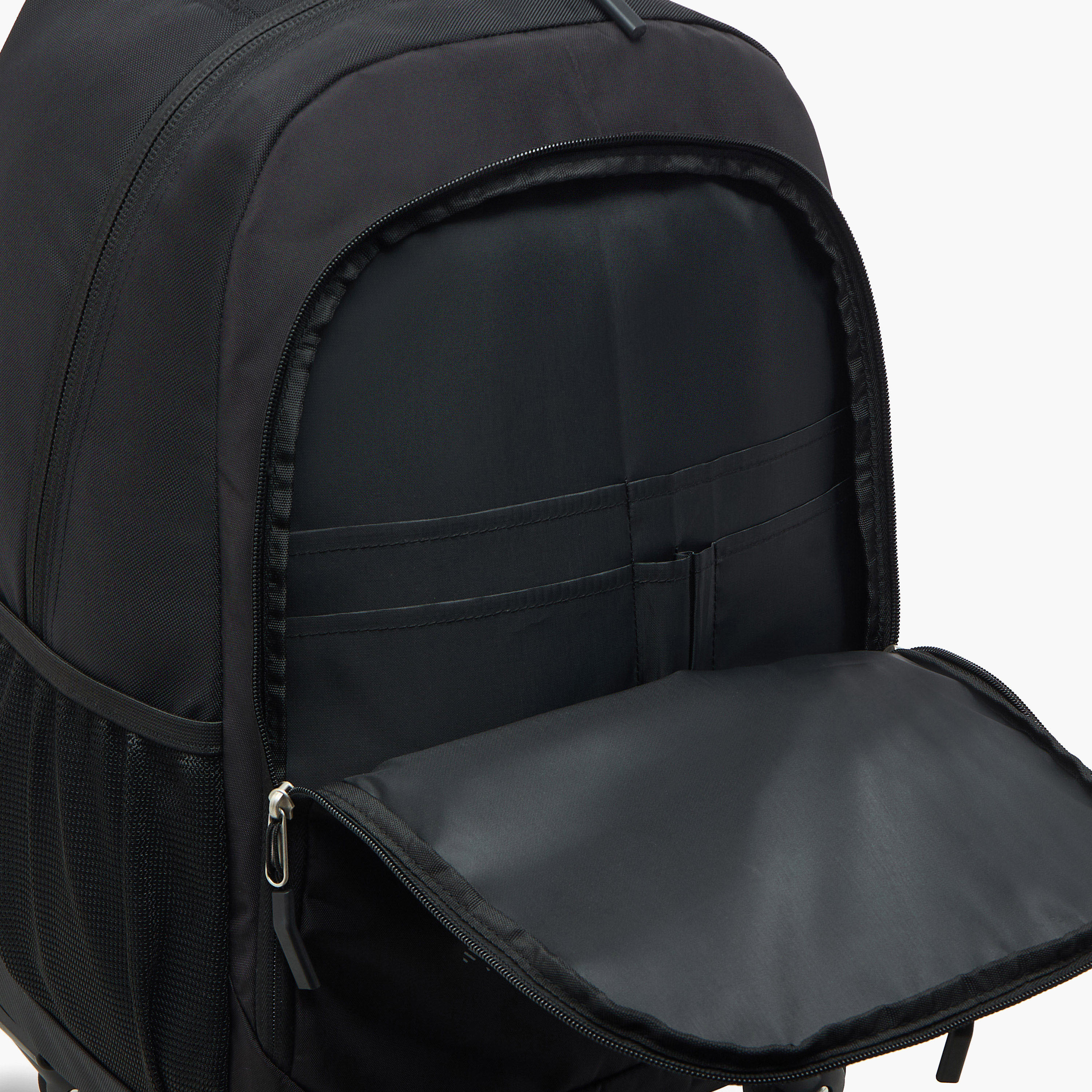 Kappa Logo Print Trolley Backpack with Retractable Handle - 48x34x23 cm-school-bagsandbackpacks-trolleybags-image-16