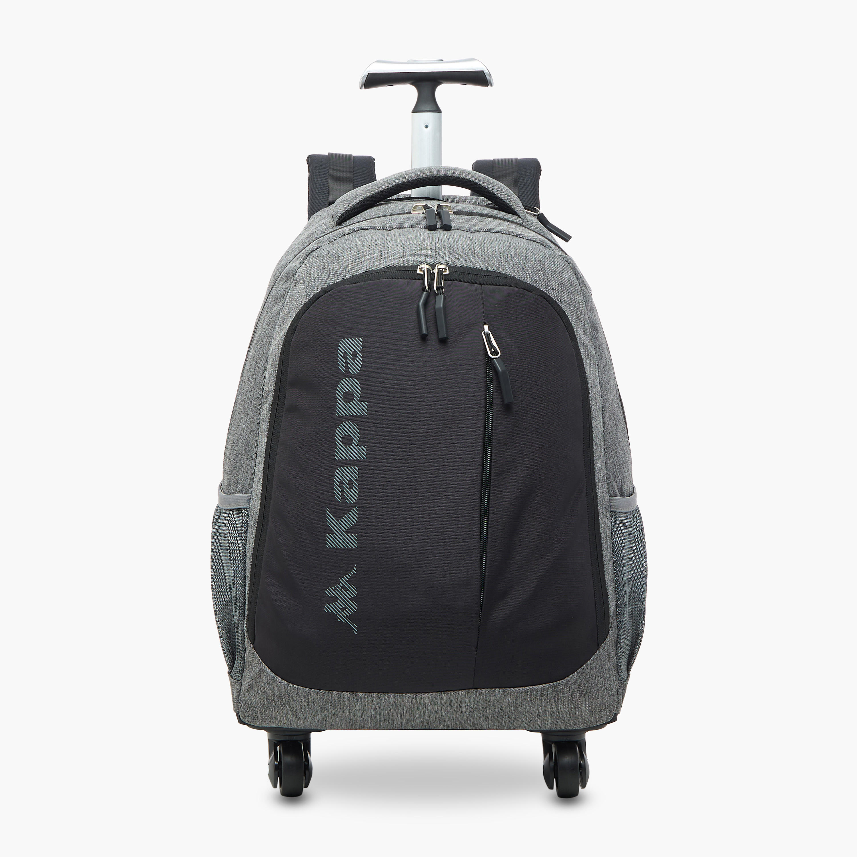 شنطة ظهر ترولي بمقبض قابل للسحب وطبعات شعار من كابا - 48x34x23 سم-school-bagsandbackpacks-trolleybags-image-1