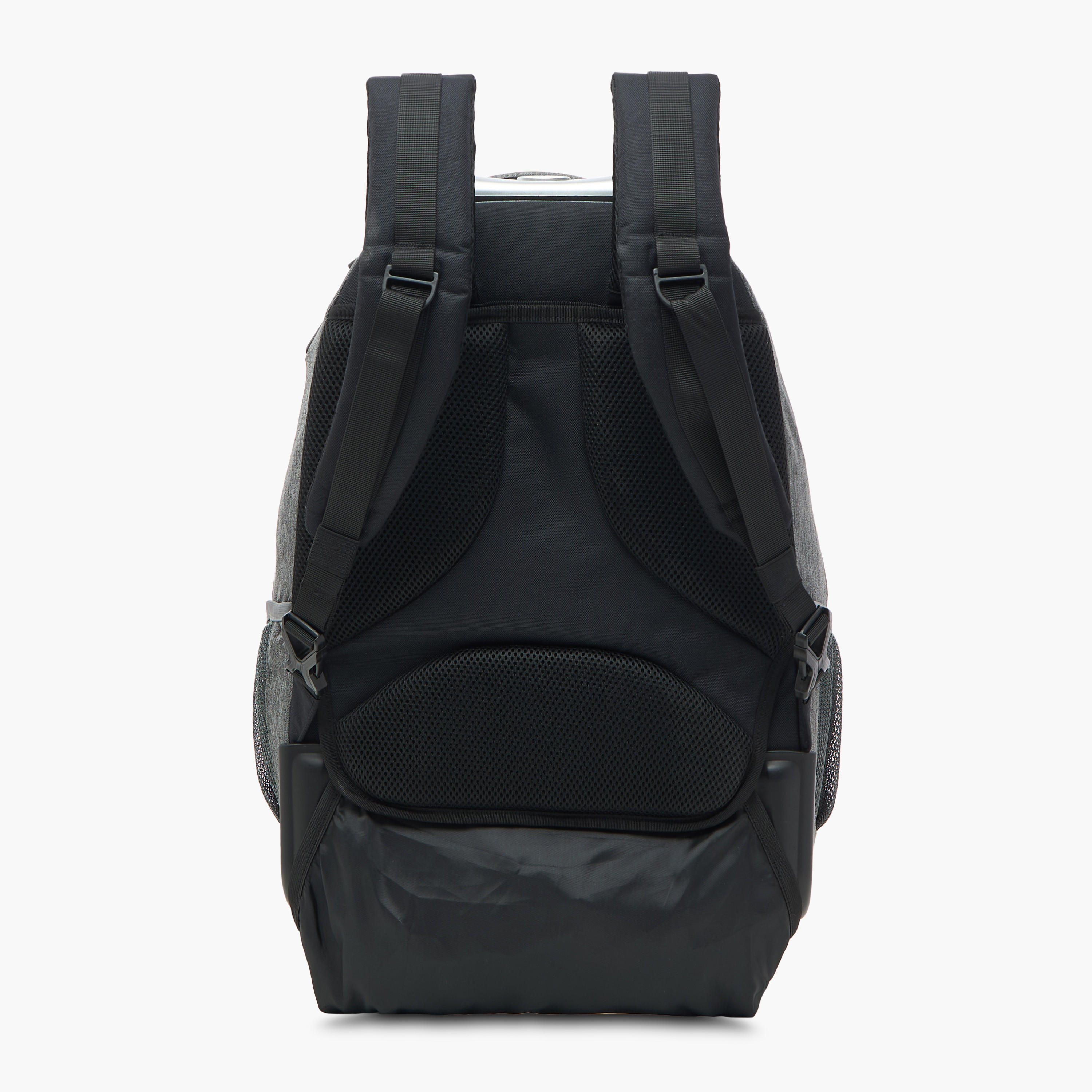 Kappa Logo Print Trolley Backpack with Retractable Handle - 48x34x23 cm-school-bagsandbackpacks-trolleybags-image-5