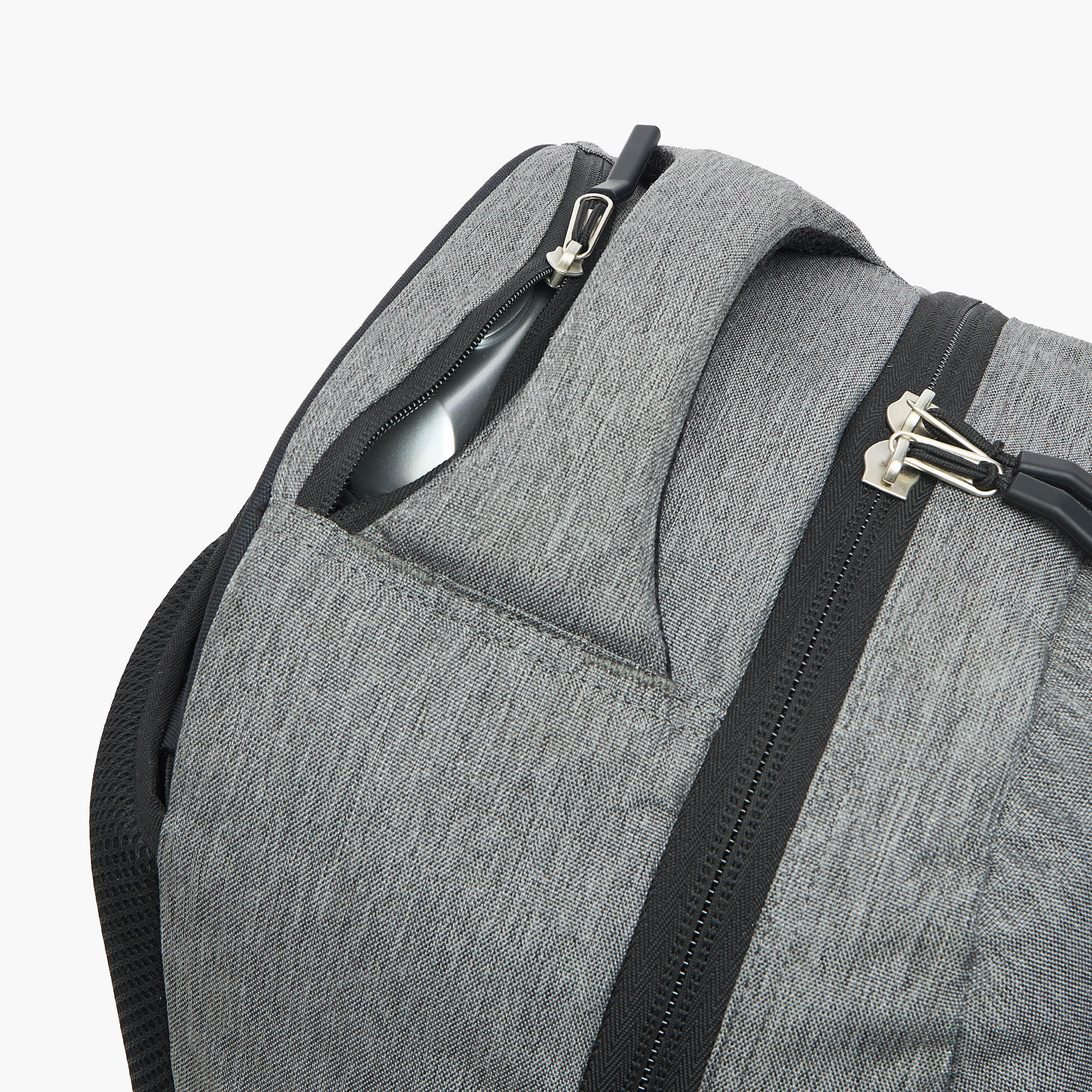 Kappa Logo Print Trolley Backpack with Retractable Handle - 48x34x23 cm-school-bagsandbackpacks-trolleybags-image-9