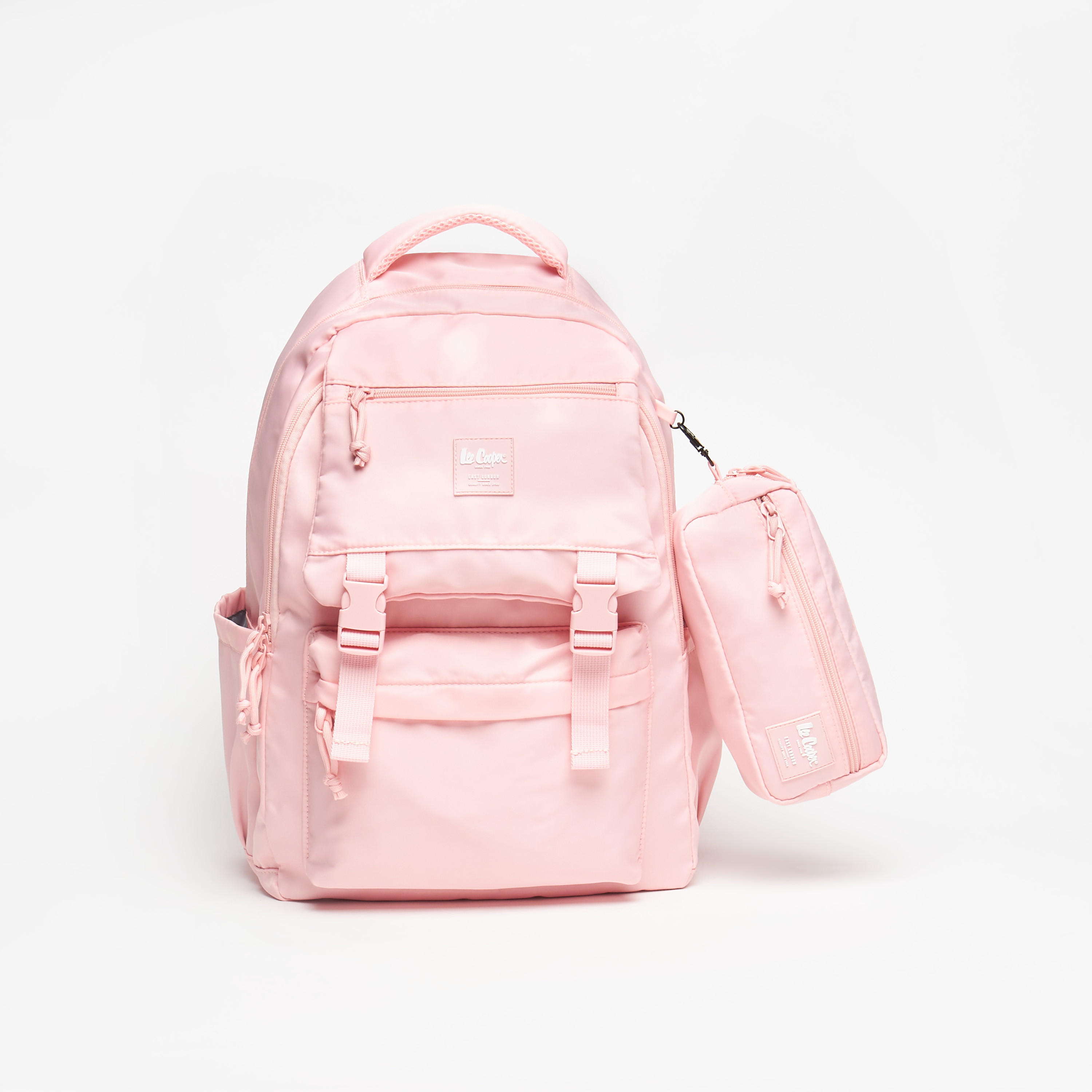 Lee Cooper Logo Applique Backpack with Adjustable Straps and Pencil Pouch - 46x32x20 cm-cpkids-backtoschool-schoolbagsandbackpacks-backpacks-image-7