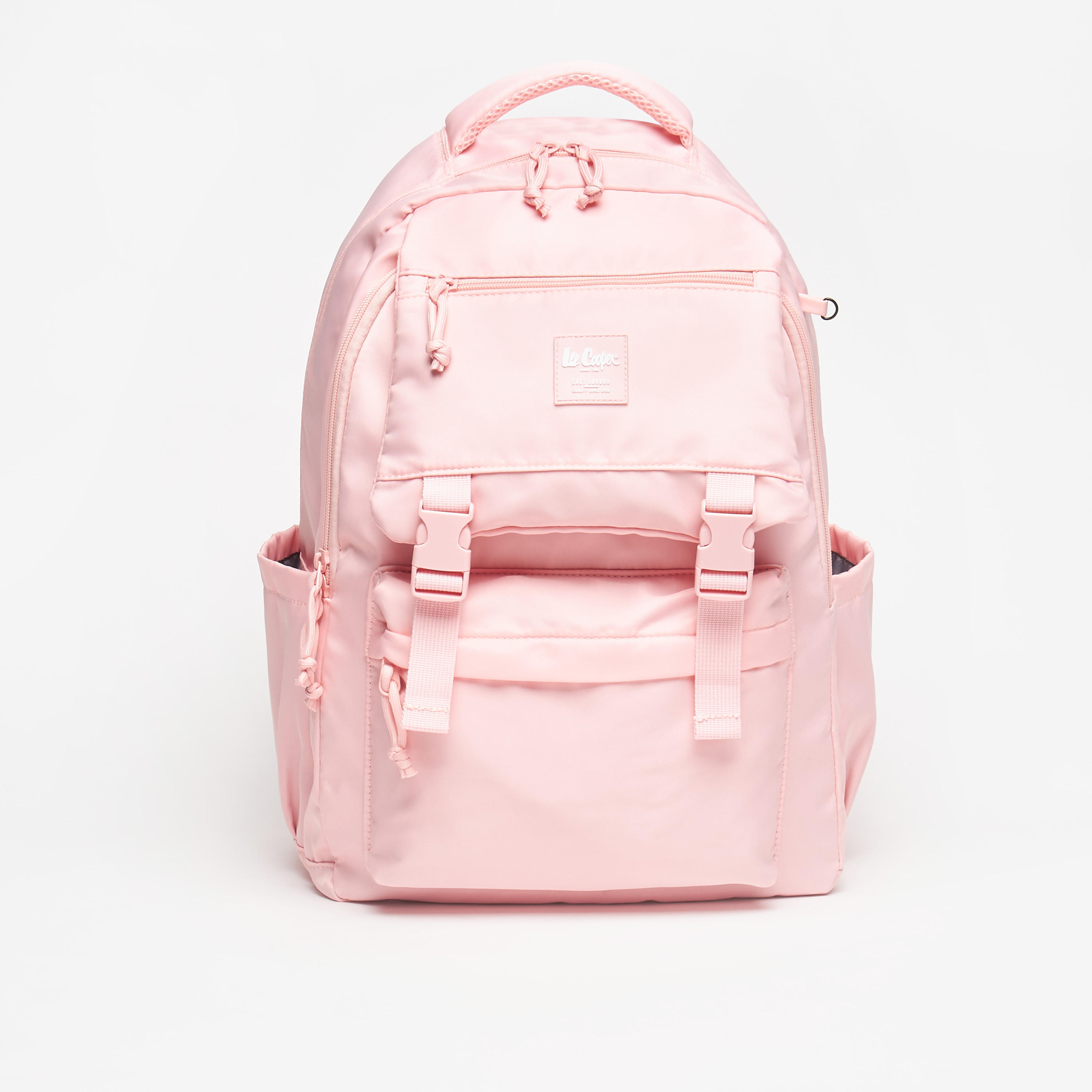 Lee Cooper Logo Applique Backpack with Adjustable Straps and Pencil Pouch - 46x32x20 cm-cpkids-backtoschool-schoolbagsandbackpacks-backpacks-image-8