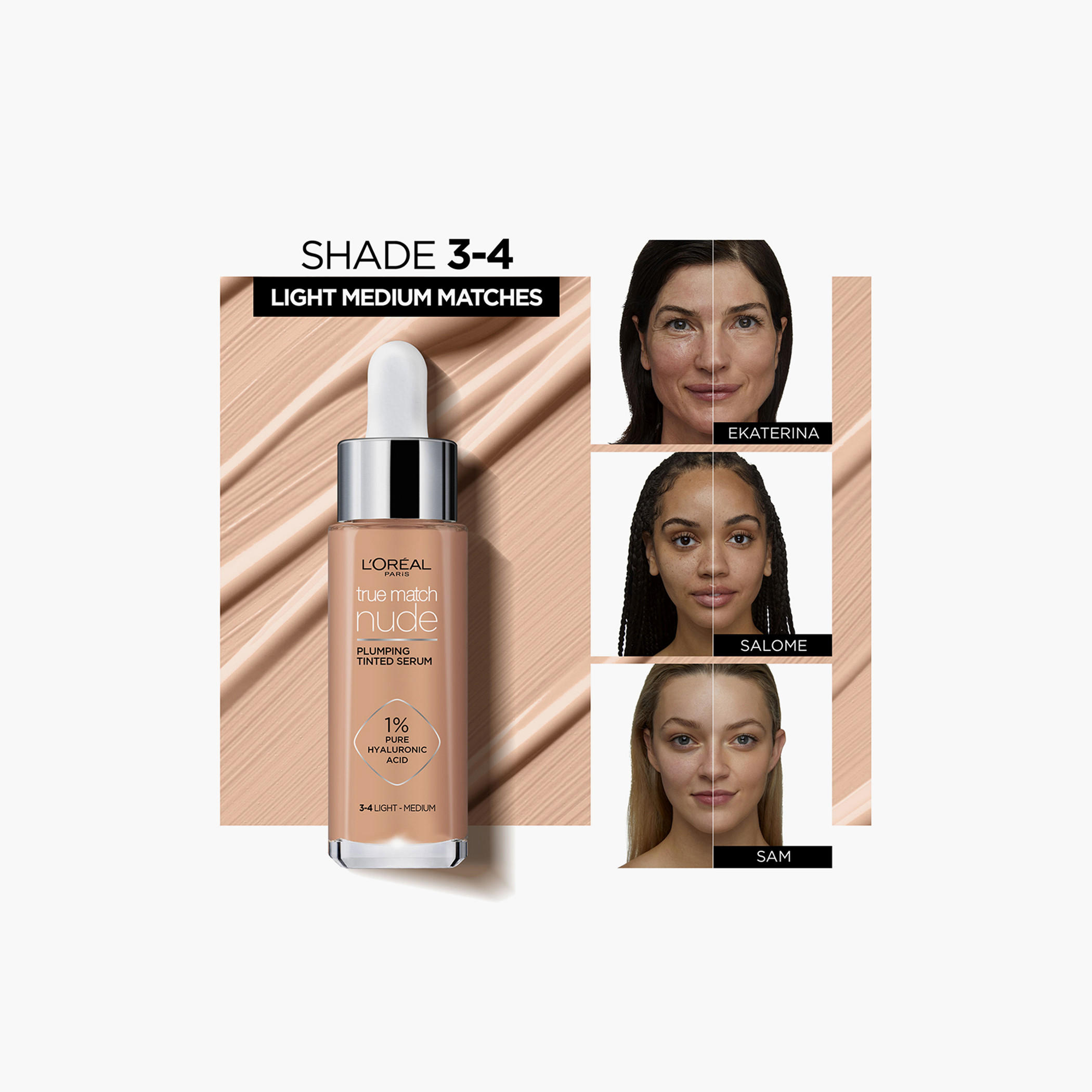 L'Oreal Paris True Match Nude Plumping Tinted Serum-beautyandpersonalcare-makeup-face-foundations-image-3