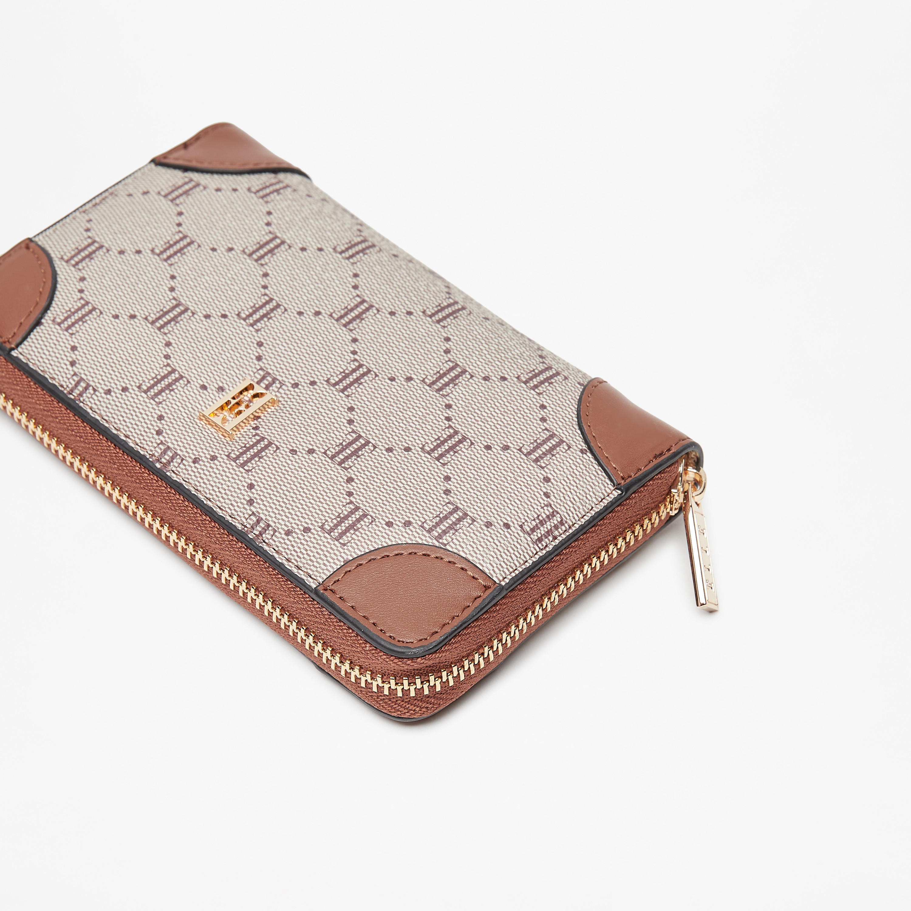 محفظة بسحاب إغلاق دائري وطبعات مونوجرام من إيل-women-bagsandwallets-wallets-image-2