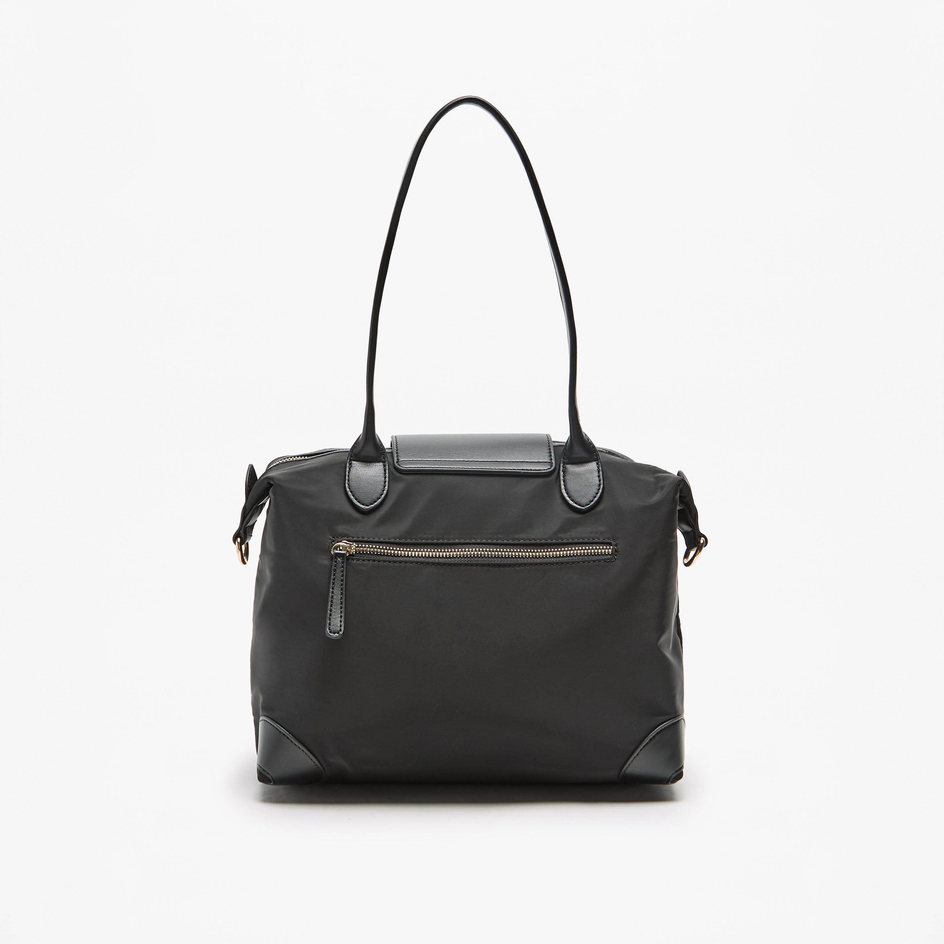 شنطة توتي سادة بحزام قابل للفصل وطية إغلاق من سيليست-women-bagsandwallets-handbags-image-4