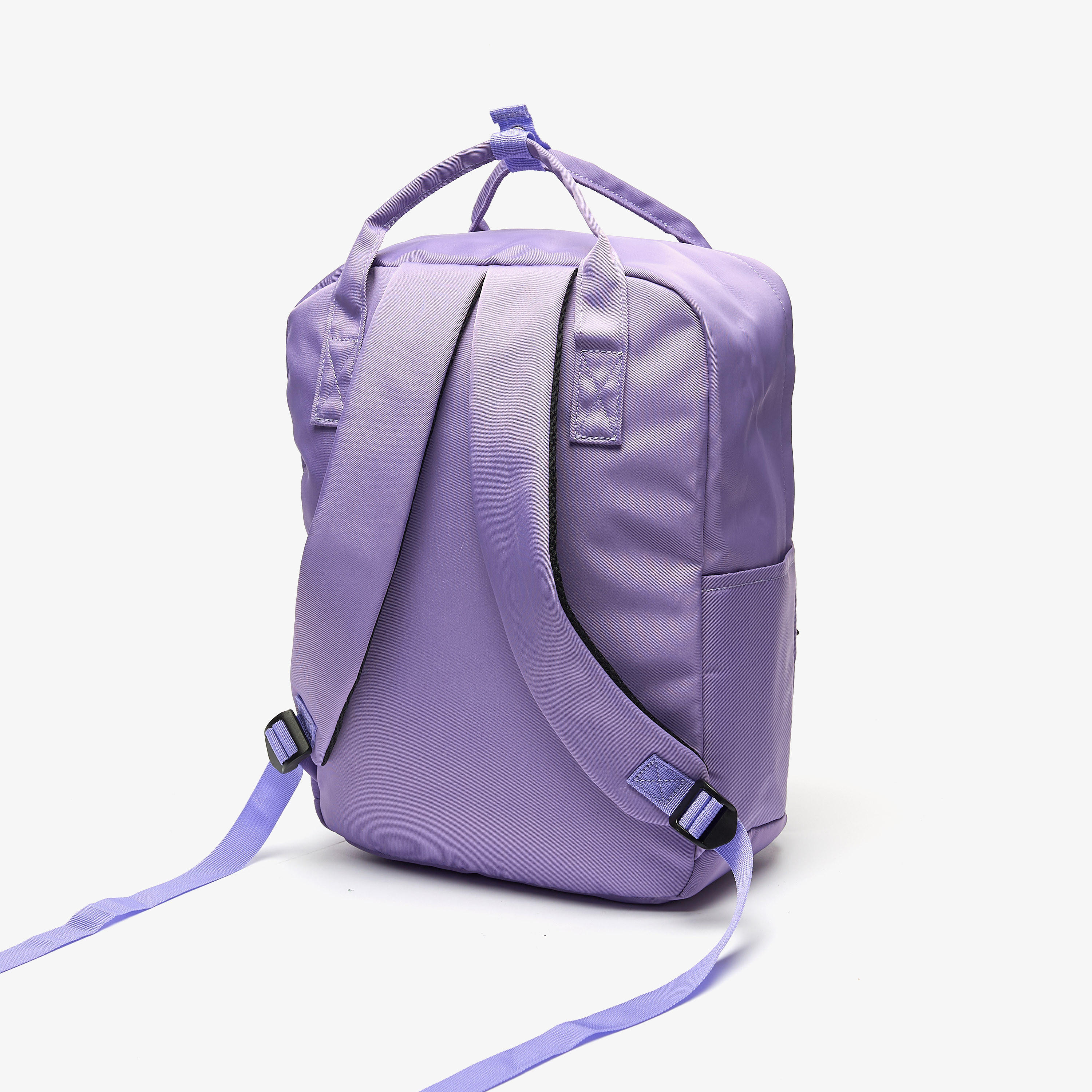 Lee Cooper Logo Print Backpack with Adjustable Straps and Handles - 29x14x38 cm-women-bagsandwallets-backpacks-image-2