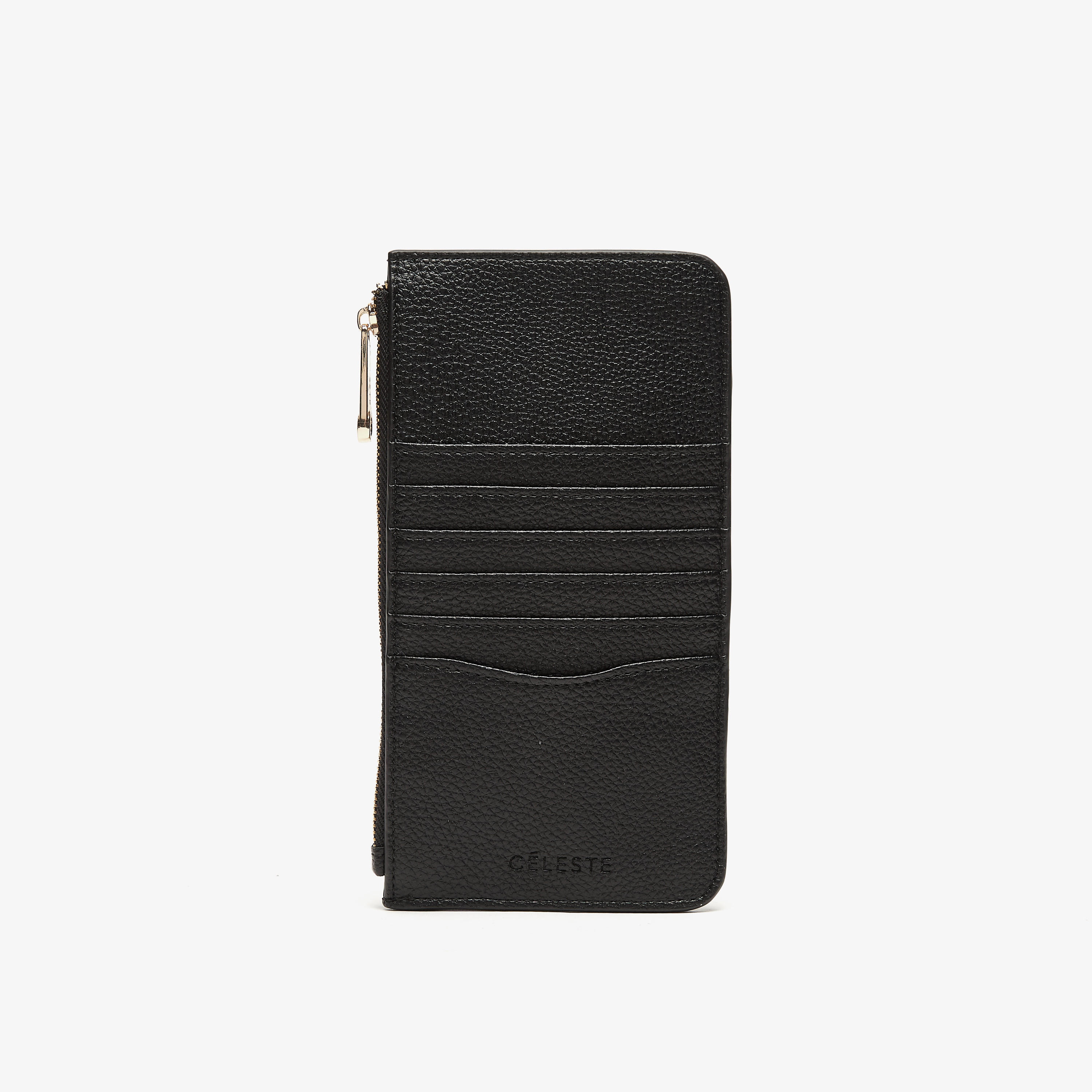 Celeste Textured Cardholder with Zip Closure-women-bagsandwallets-wallets-image-4