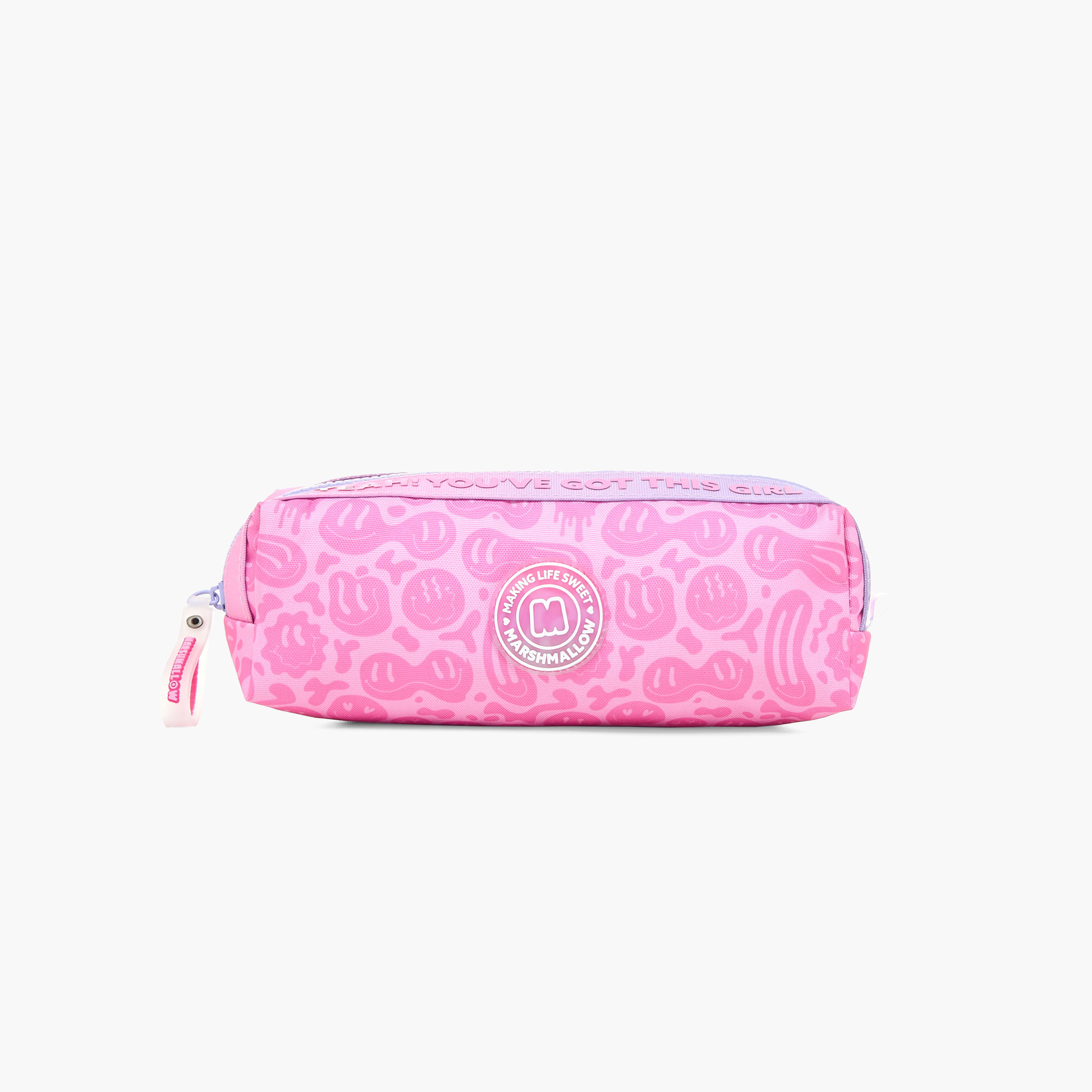 MARSHMALLOW Printed Backpack with Adjustable Straps and Zip Closure-school-stationery-pencilcases-image-1