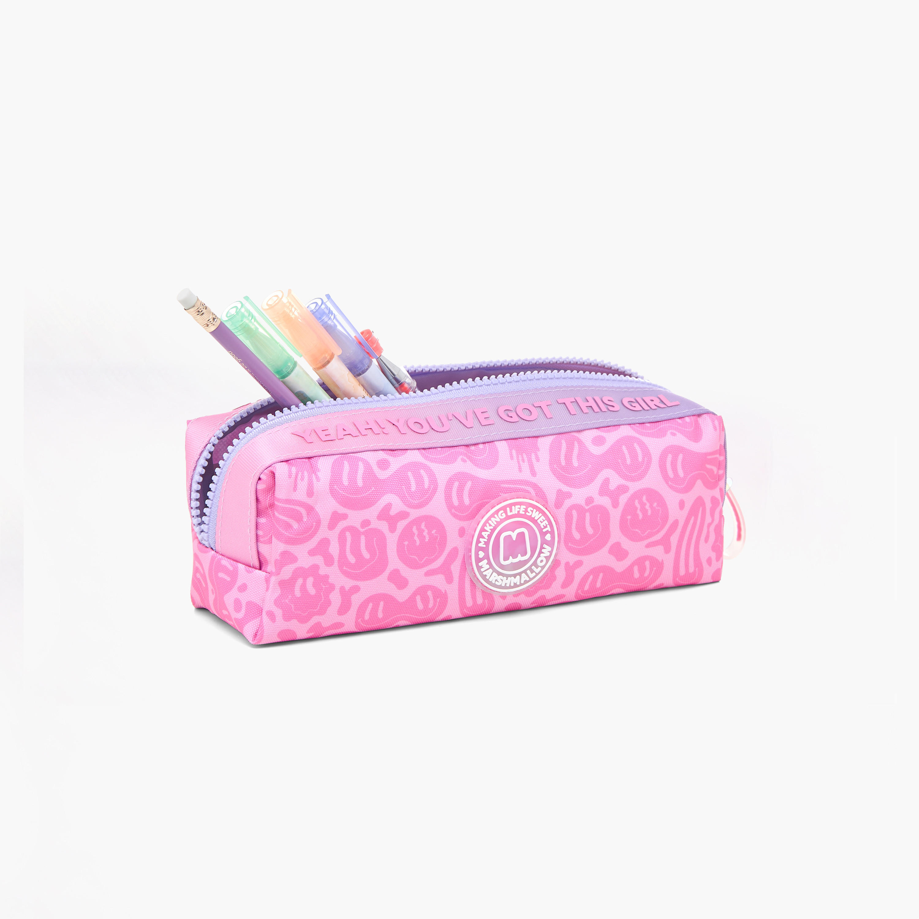 MARSHMALLOW Printed Backpack with Adjustable Straps and Zip Closure-school-stationery-pencilcases-image-7