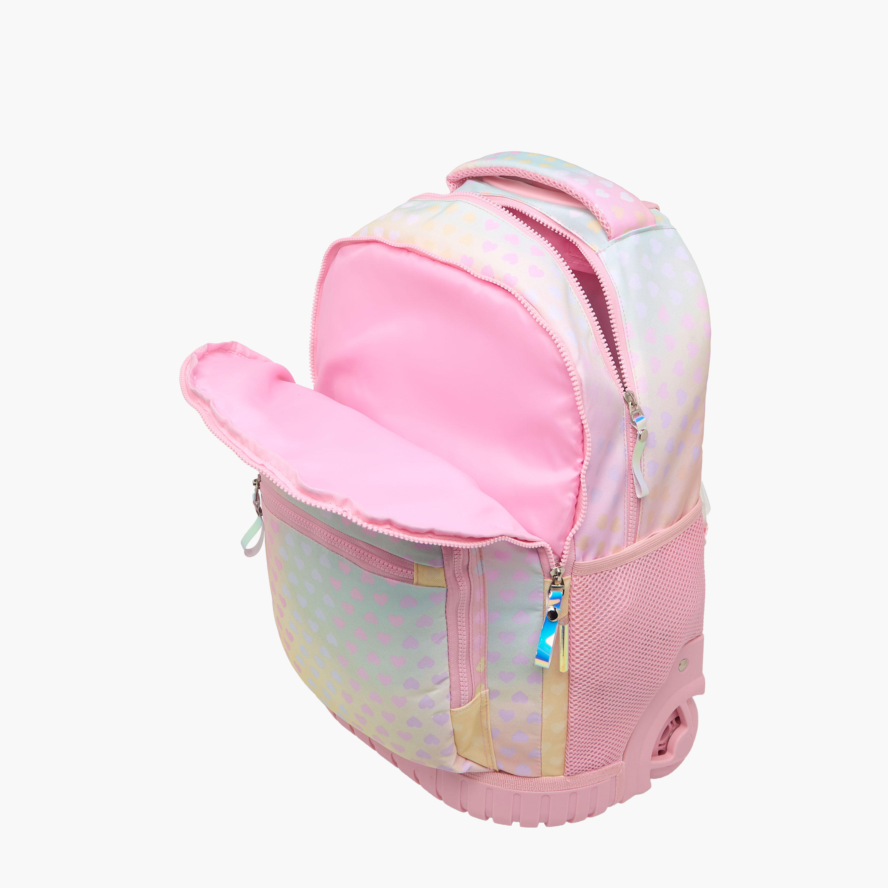 MARSHMALLOW Heart Print Trolley Bag for Girls 13 Years+ with Retractable Handle - 35 L-school-bagsandbackpacks-trolleybags-image-12