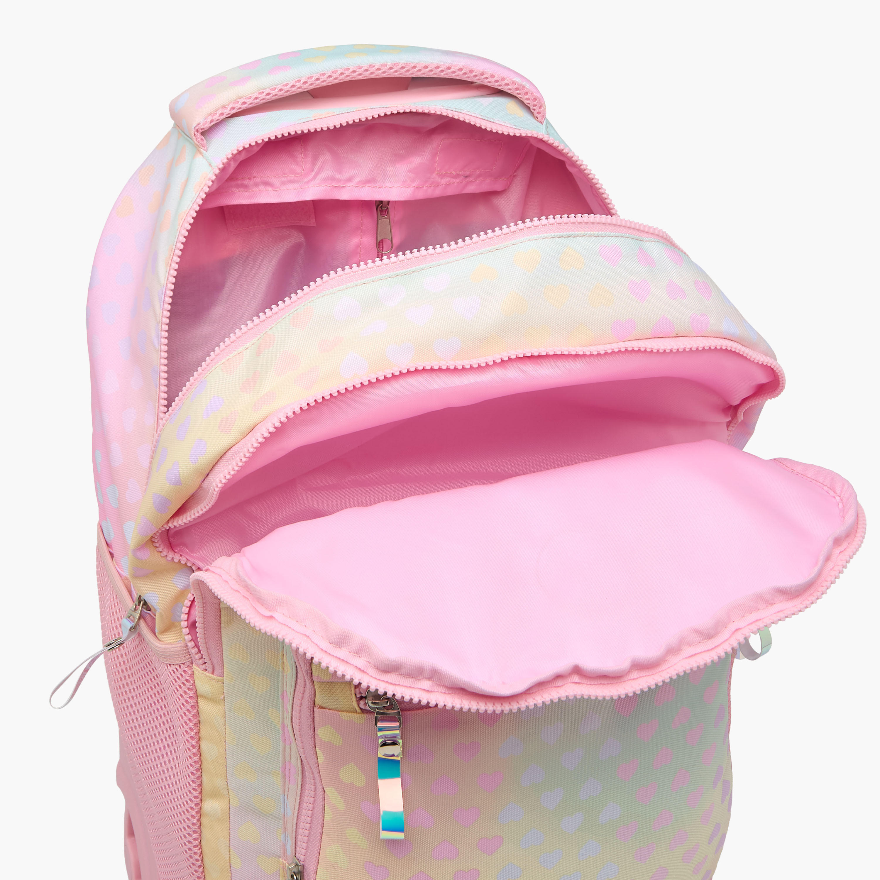 MARSHMALLOW Heart Print Trolley Bag for Girls 13 Years+ with Retractable Handle - 35 L-school-bagsandbackpacks-trolleybags-image-13