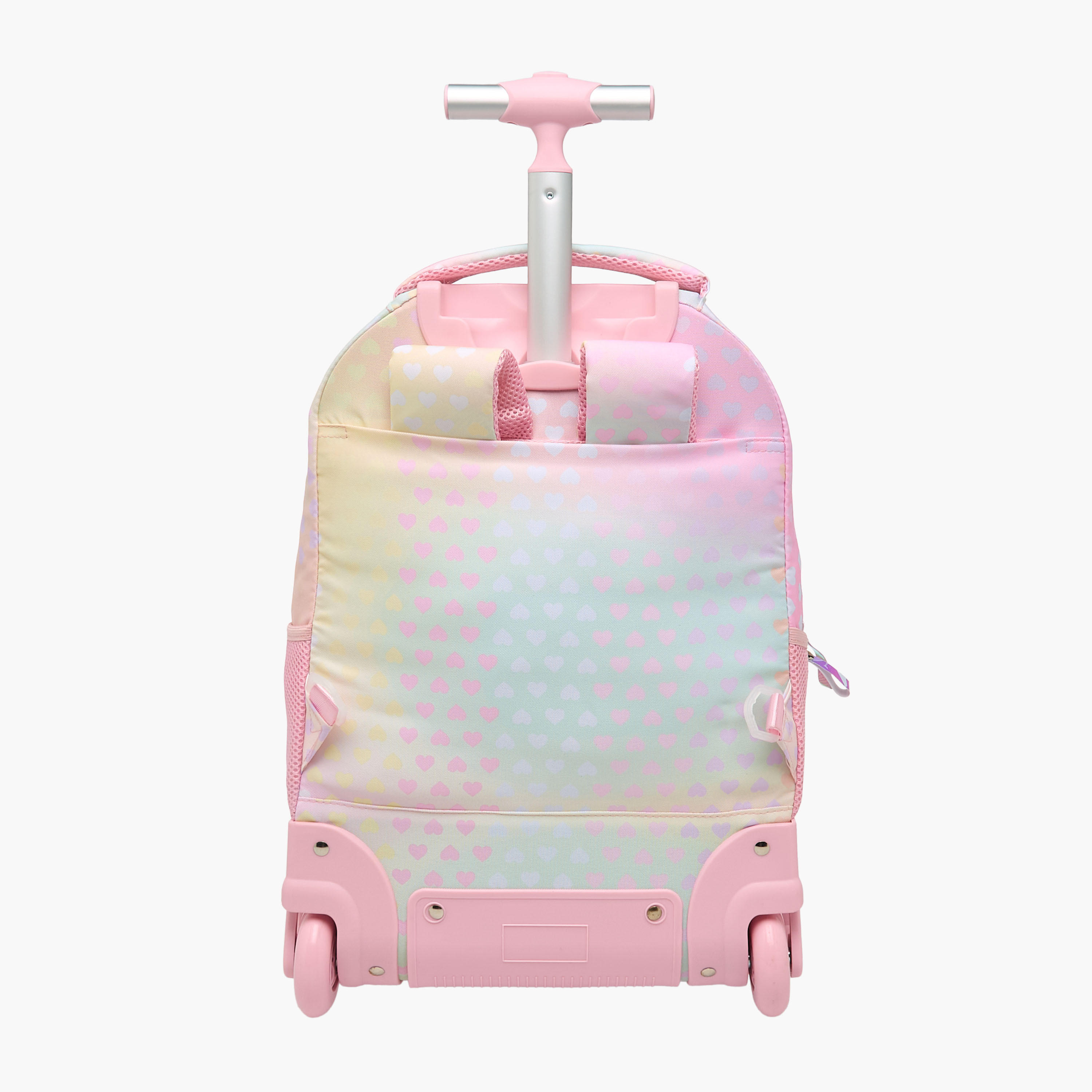 MARSHMALLOW Heart Print Trolley Bag for Girls 13 Years+ with Retractable Handle - 35 L-school-bagsandbackpacks-trolleybags-image-4