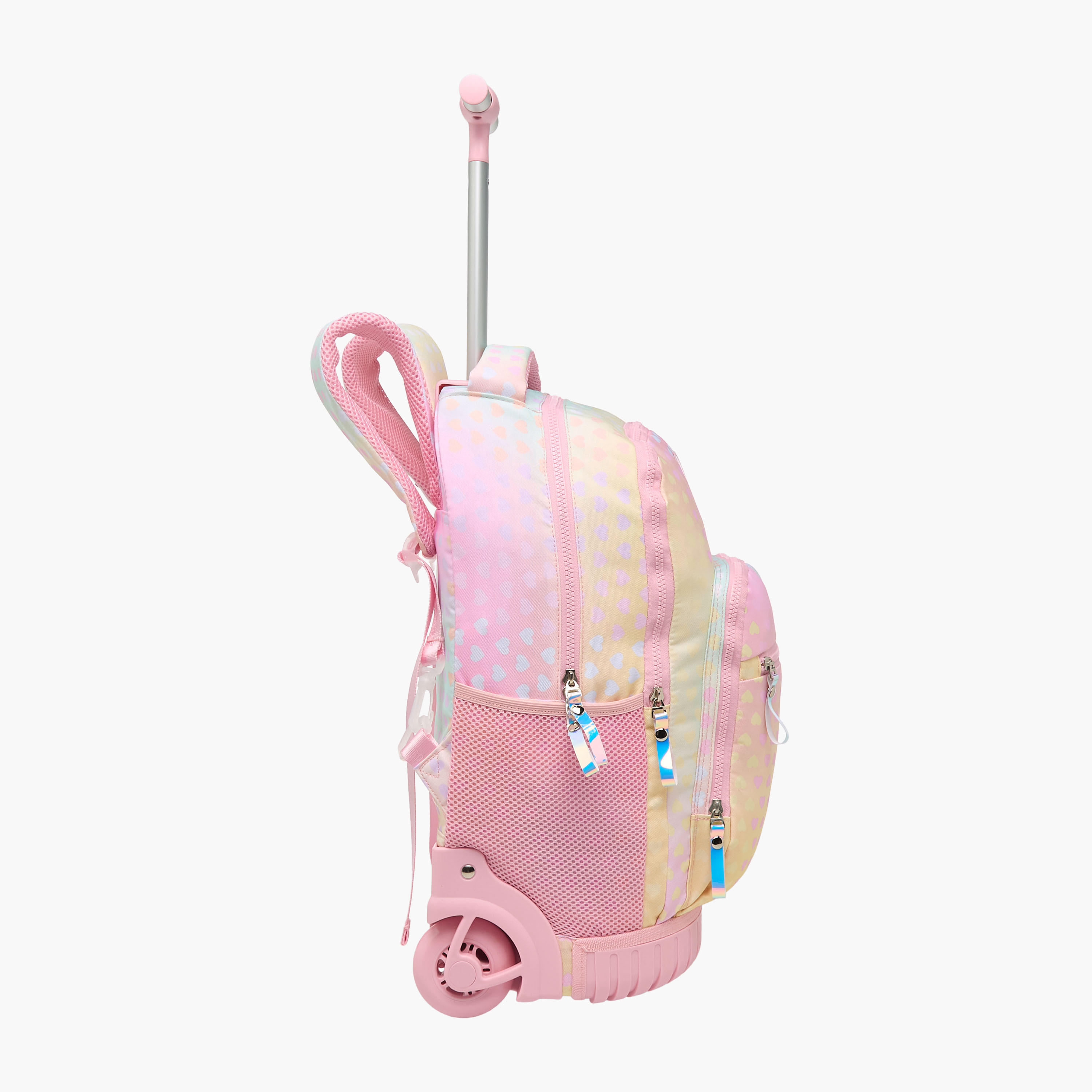 MARSHMALLOW Heart Print Trolley Bag for Girls 13 Years+ with Retractable Handle - 35 L-school-bagsandbackpacks-trolleybags-image-5