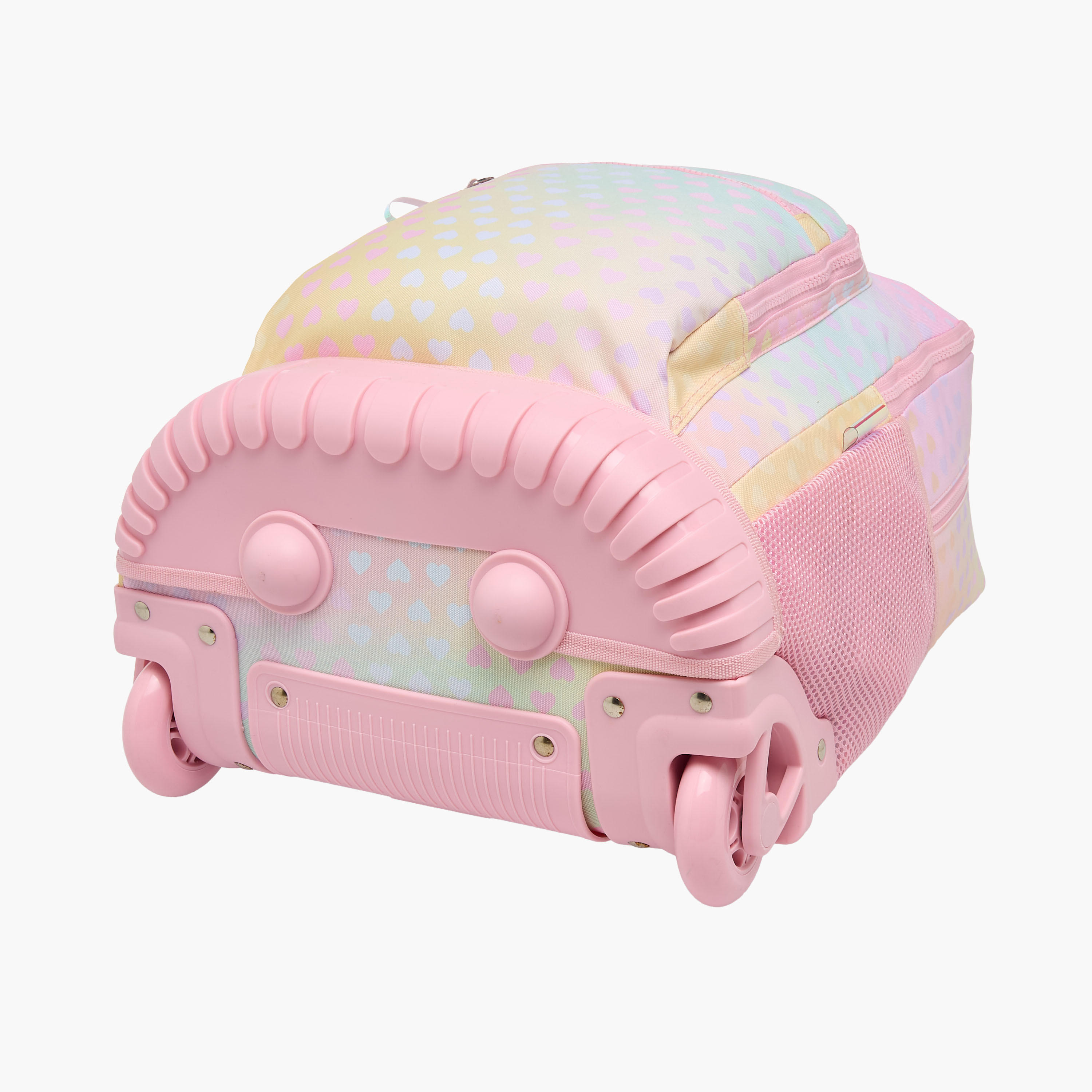 MARSHMALLOW Heart Print Trolley Bag for Girls 13 Years+ with Retractable Handle - 35 L-school-bagsandbackpacks-trolleybags-image-9