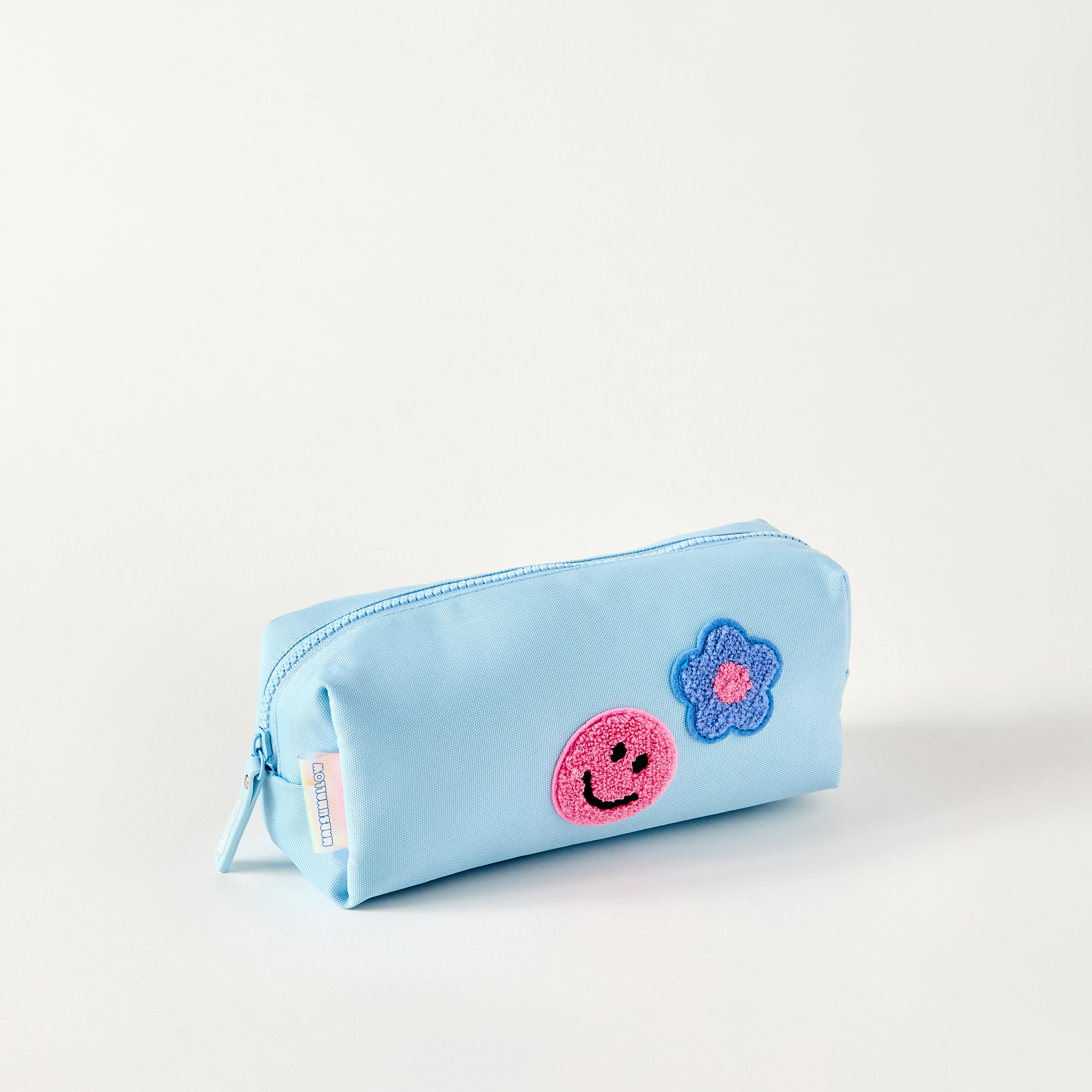 MARSHMALLOW Applique Detail Pencil Case with Zip Closure-school-stationery-pencilcases-image-2