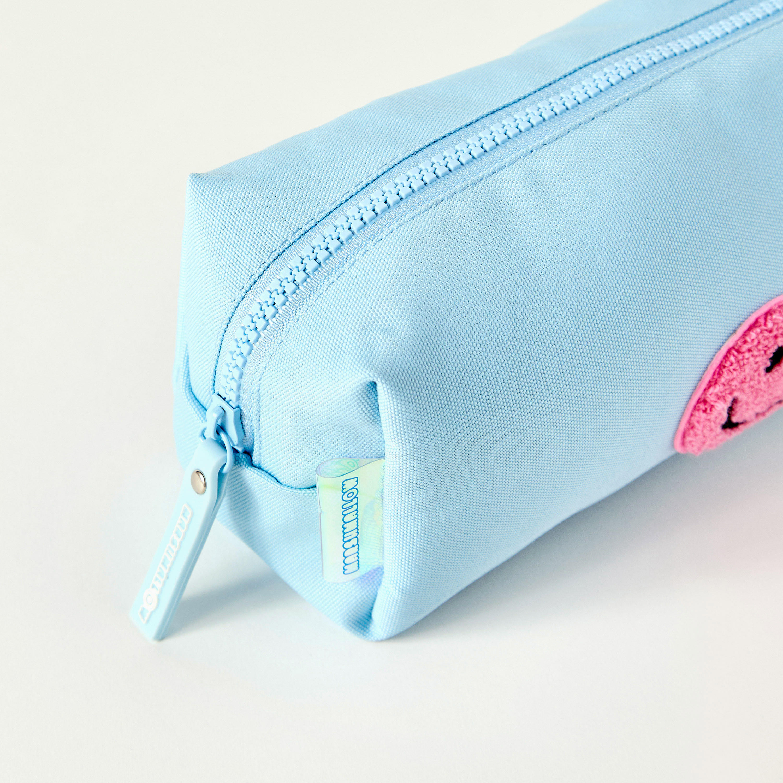 MARSHMALLOW Applique Detail Pencil Case with Zip Closure-school-stationery-pencilcases-image-3