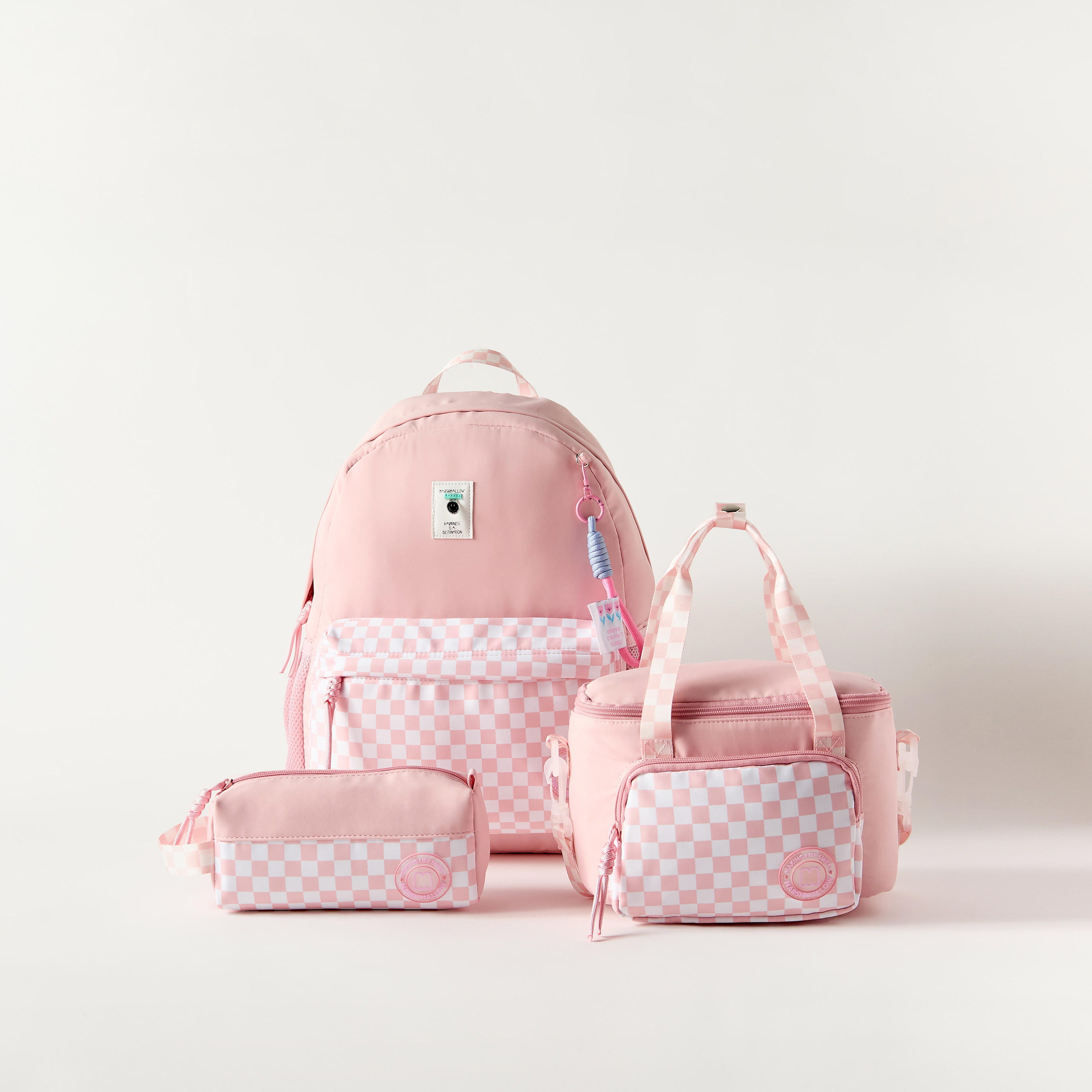 MARSHMALLOW Panelled Pencil Case with Zip Closure-school-stationery-pencilcases-image-5