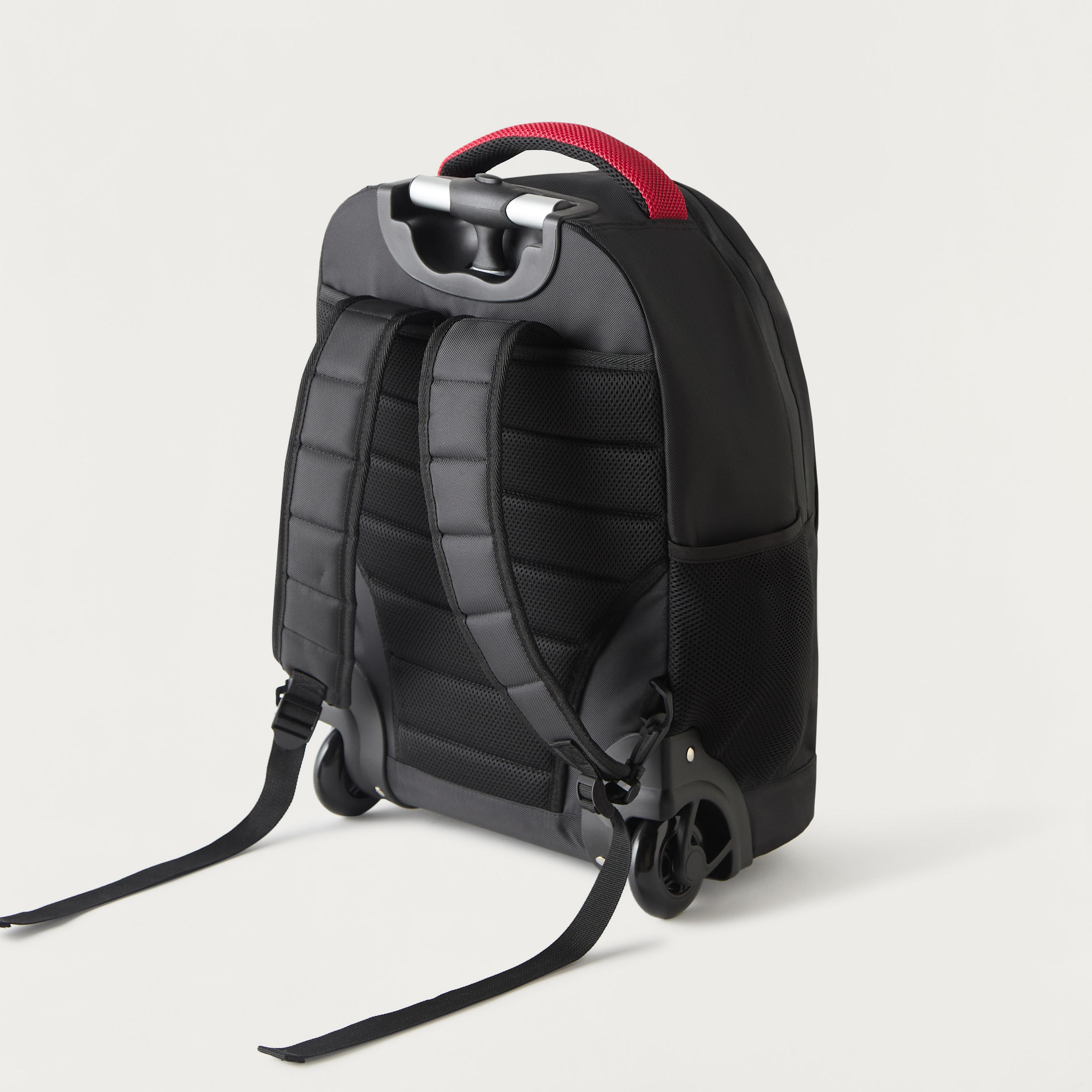 Ducati 18-inch Colourblock Trolley Backpack with Retractable Handle - 46x33x21 cms-school-bagsandbackpacks-trolleybags-image-3