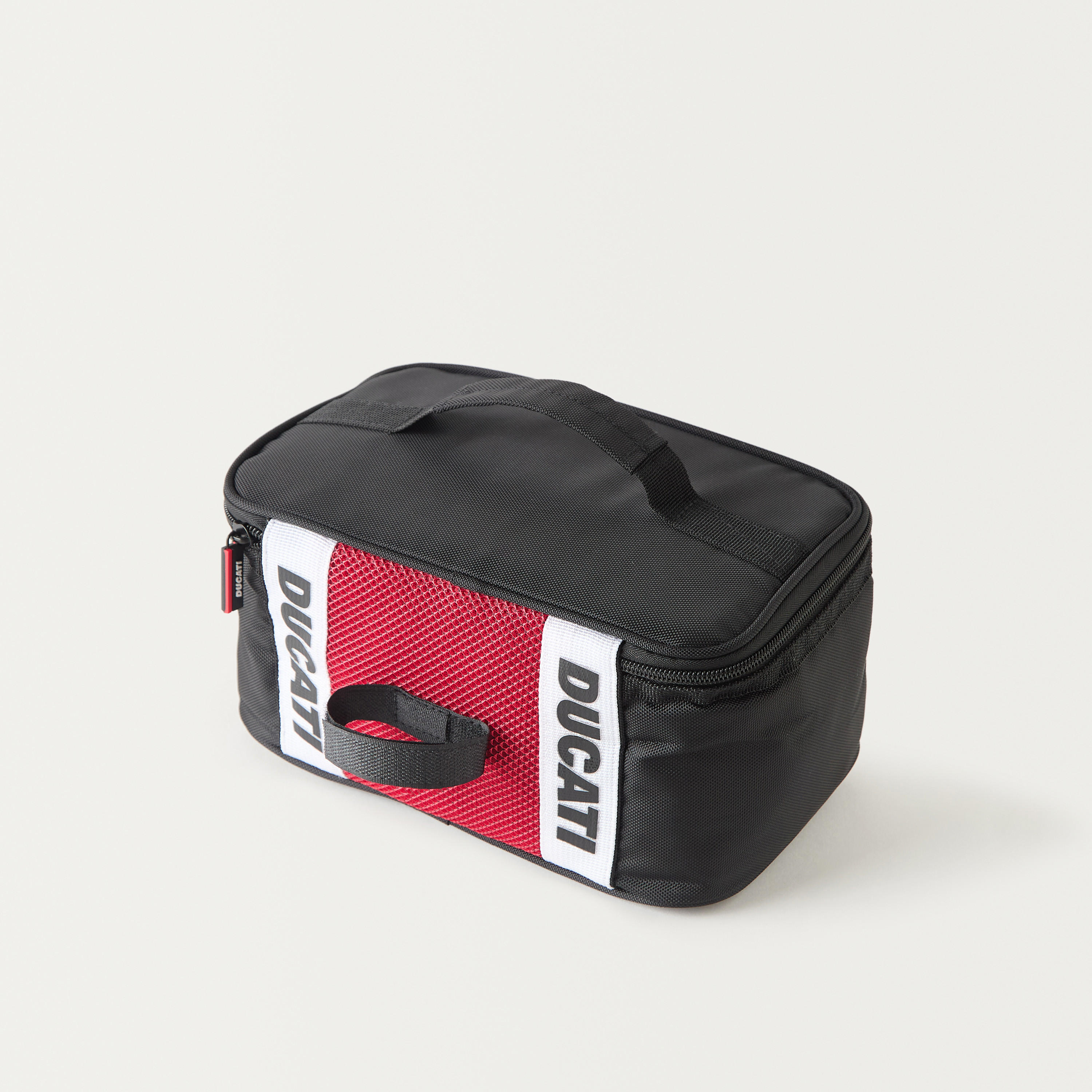 Ducati Logo Detail Lunch Bag with Zip Closure and Grab Handle-school-lunchessentials-lunchbags-image-5