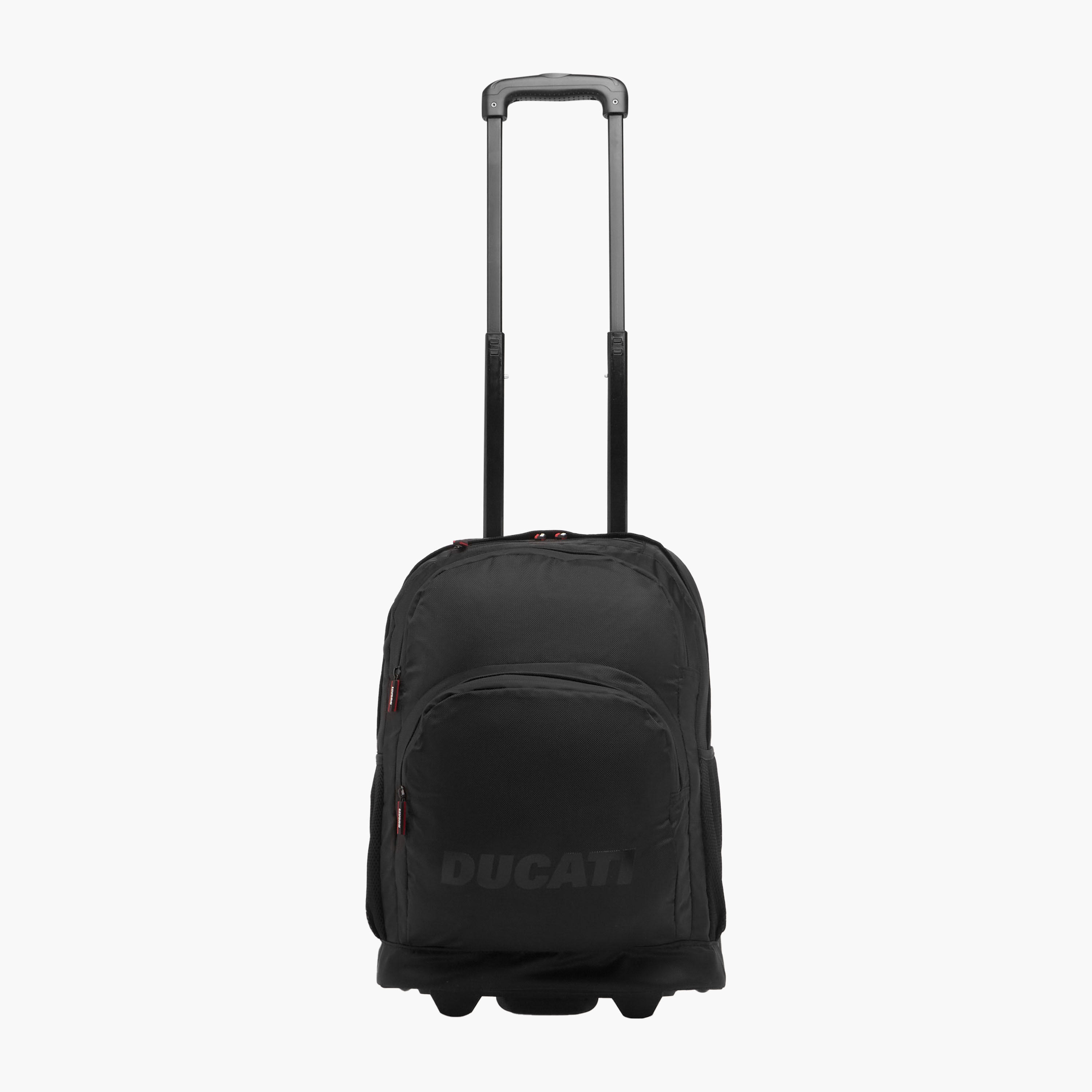 Ducati Logo Detail 18-inch Trolley Backpack with Retractable Handle - 34x19x46 cms-school-bagsandbackpacks-trolleybags-image-2