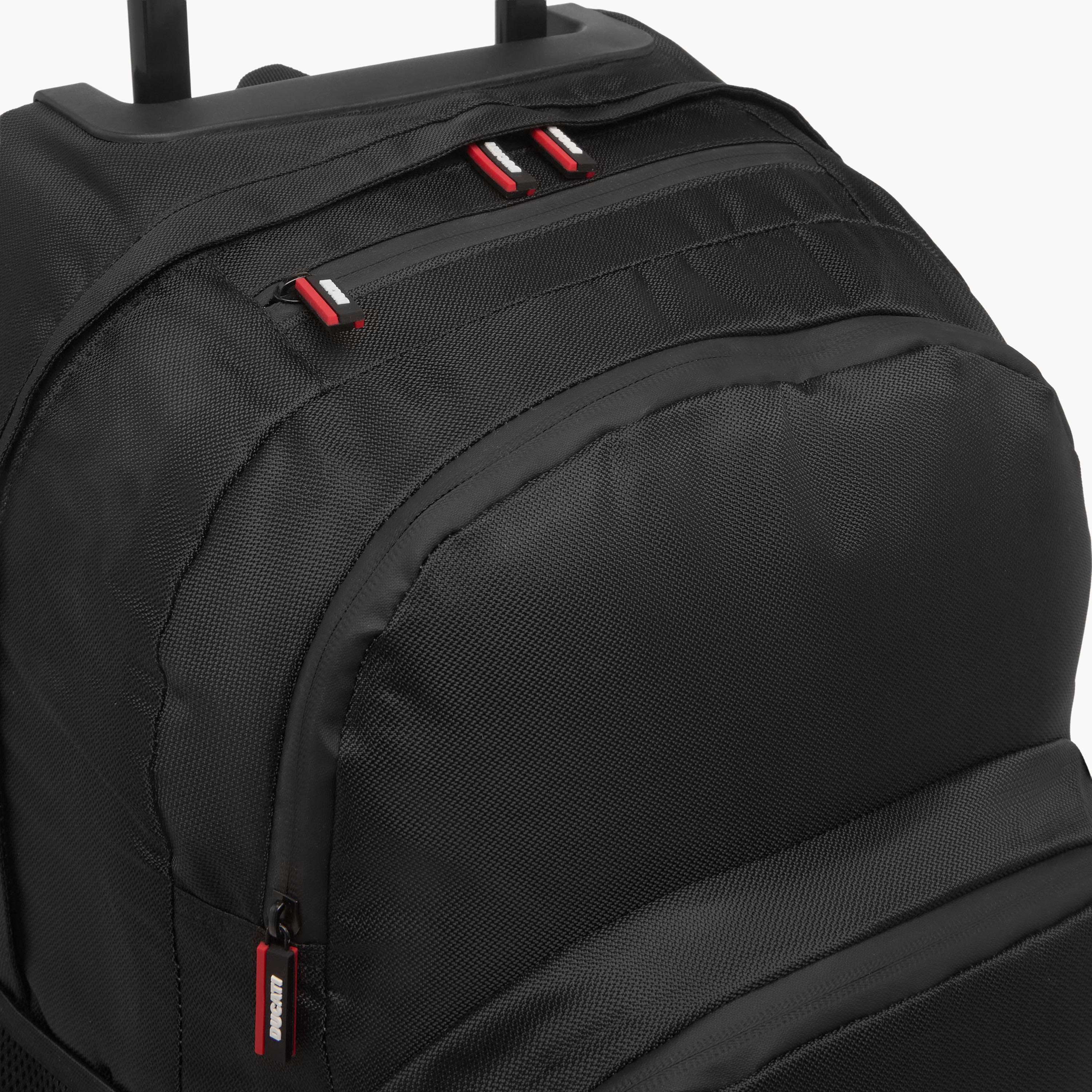 Ducati Logo Detail 18-inch Trolley Backpack with Retractable Handle - 34x19x46 cms-school-bagsandbackpacks-trolleybags-image-6