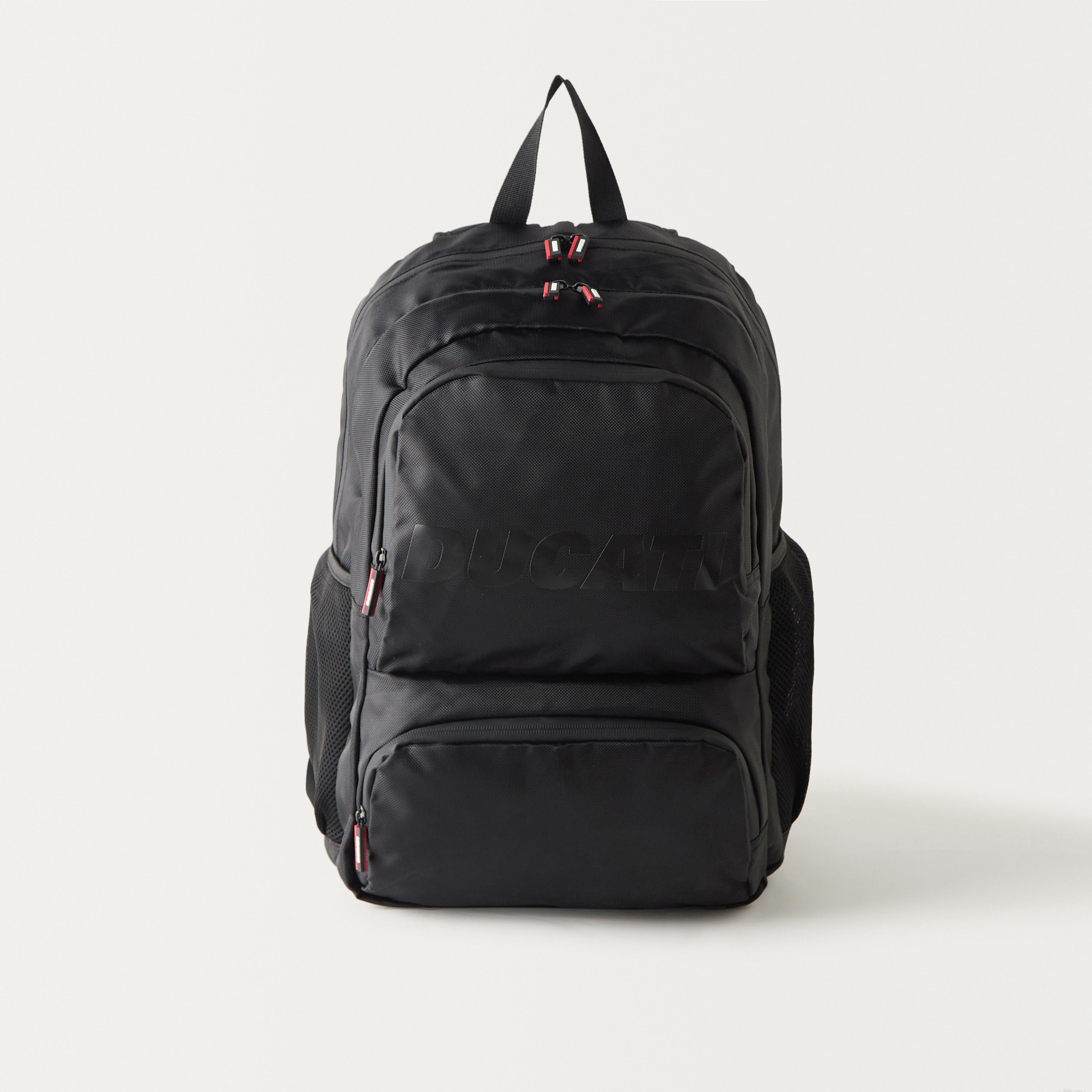 Ducati Logo Print 18 Inch Backpack with Adjustable Shoulder Straps and Zip Closure - 34x14x45 cms-school-bagsandbackpacks-backpacks-image-2