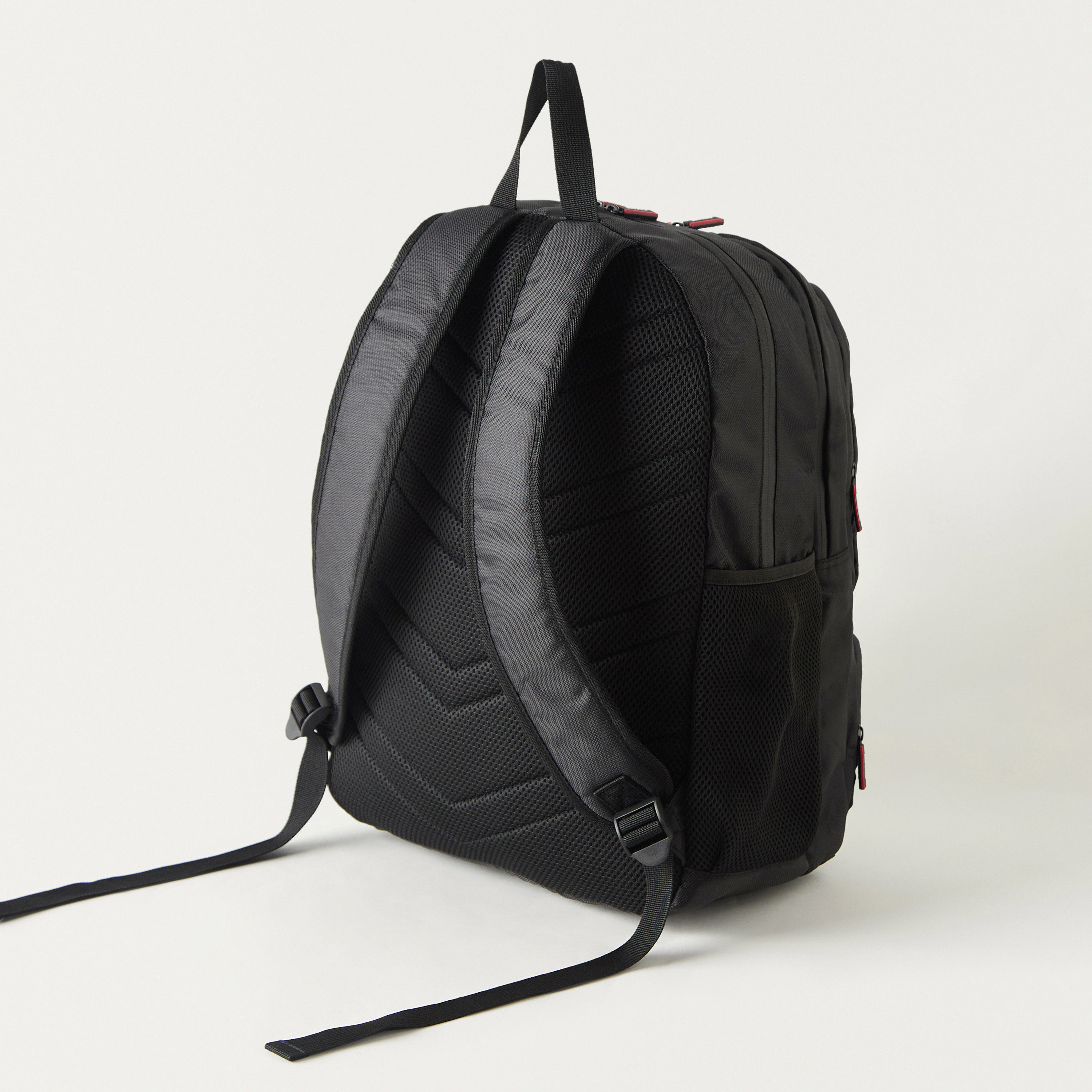 Ducati Logo Print 18 Inch Backpack with Adjustable Shoulder Straps and Zip Closure - 34x14x45 cms-school-bagsandbackpacks-backpacks-image-3