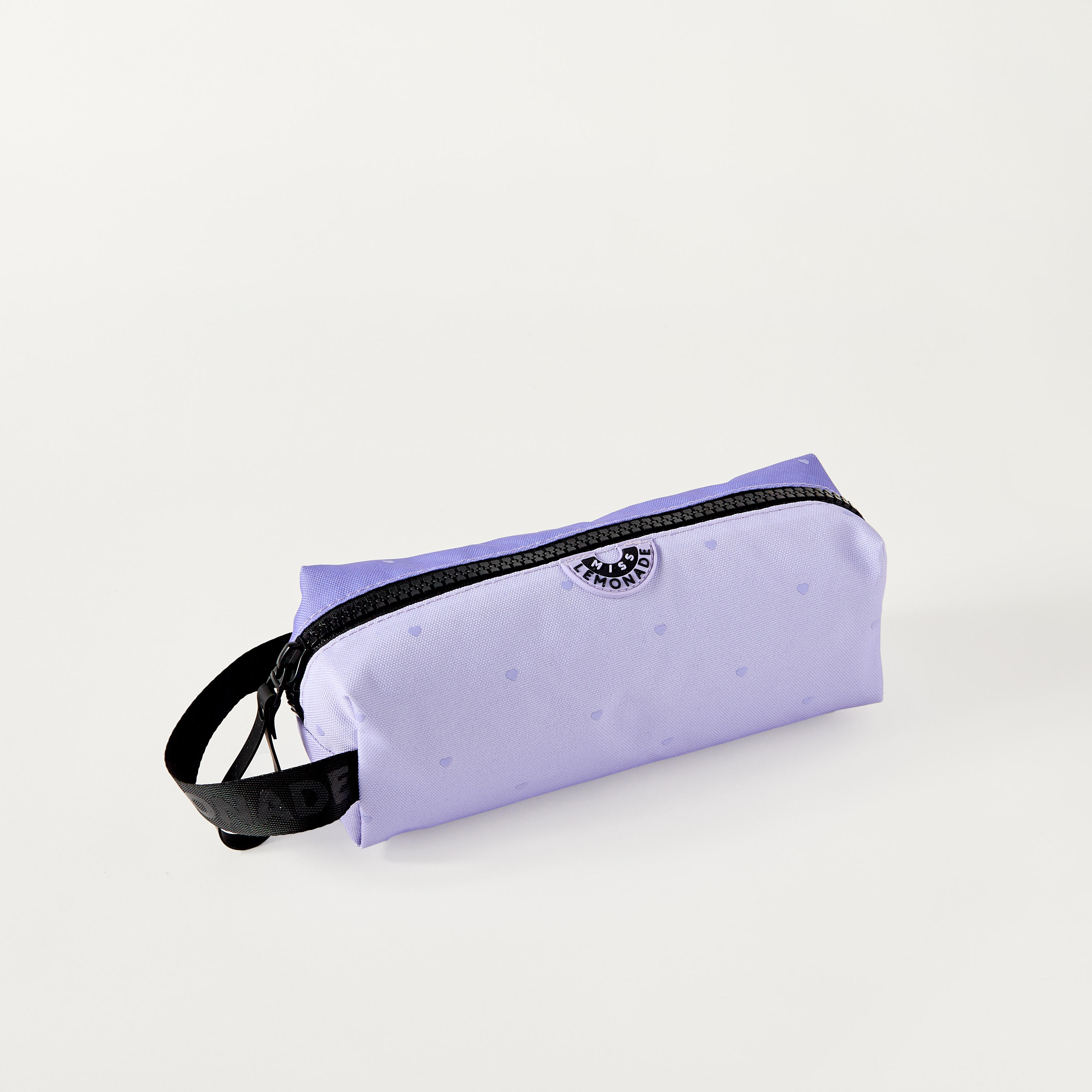 MISS LEMONADE All-Over Heart Print Pencil Pouch with Zip Closure-school-stationery-pencilcases-image-2
