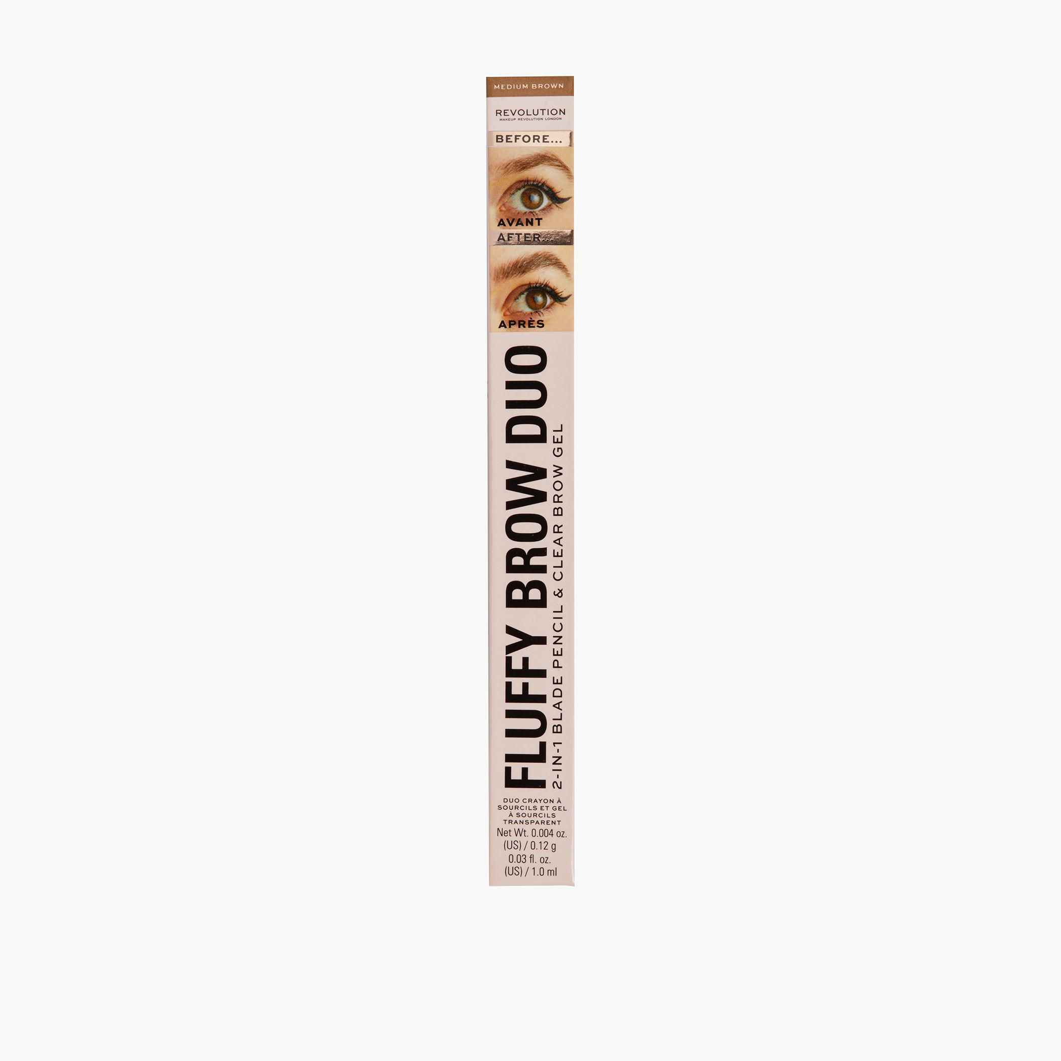 Makeup Revolution Fluffy Brow 2-in-1 Blade Pencil and Brow Gel-beautyandpersonalcare-makeup-eyes-eyebrows-image-1