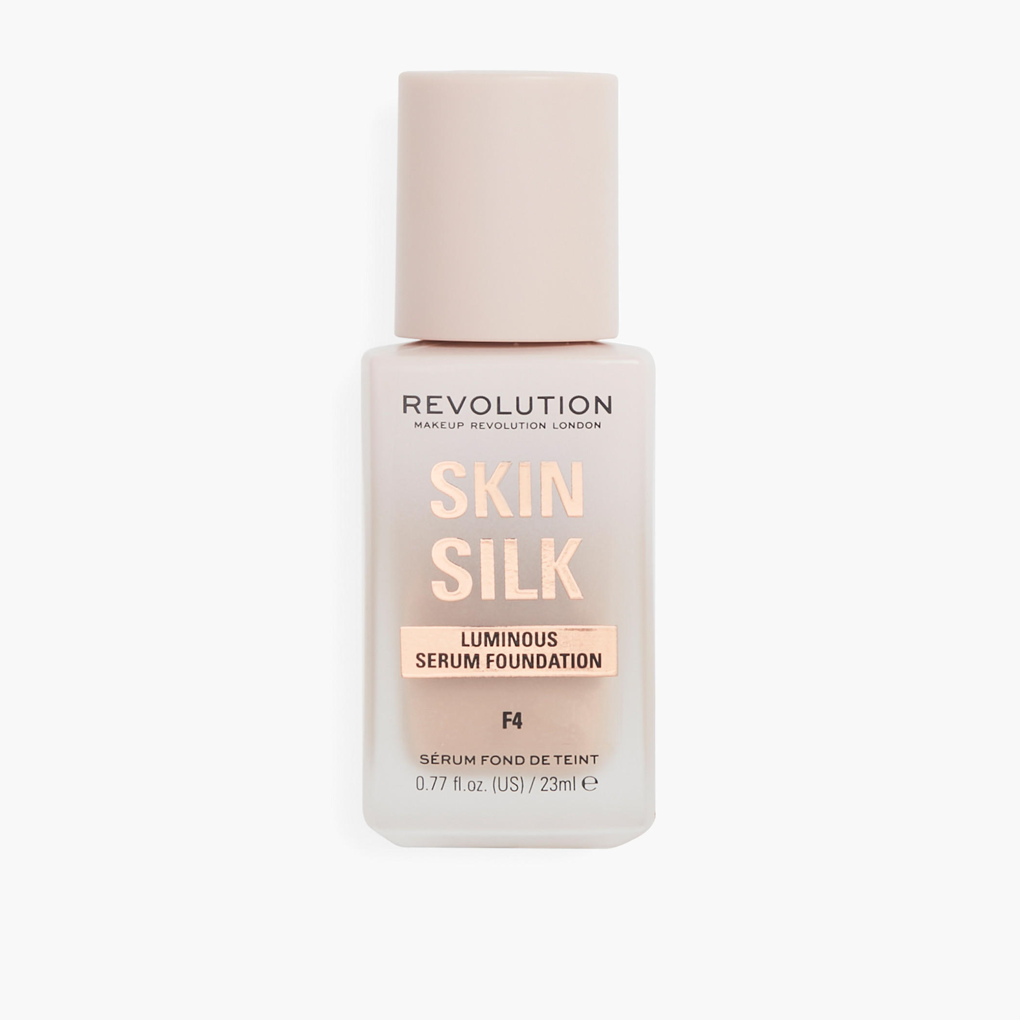 كريم أساس سيروم لامع سكين سيلك من ميك أب ريفوليوشن - 23 مل-beautyandpersonalcare-makeup-face-foundations-image-1