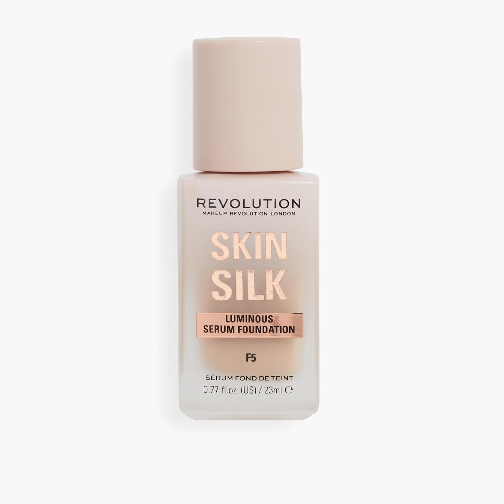 كريم أساس سيروم لامع سكين سيلك من ميك أب ريفوليوشن - 23 مل-beautyandpersonalcare-makeup-face-foundations-image-1