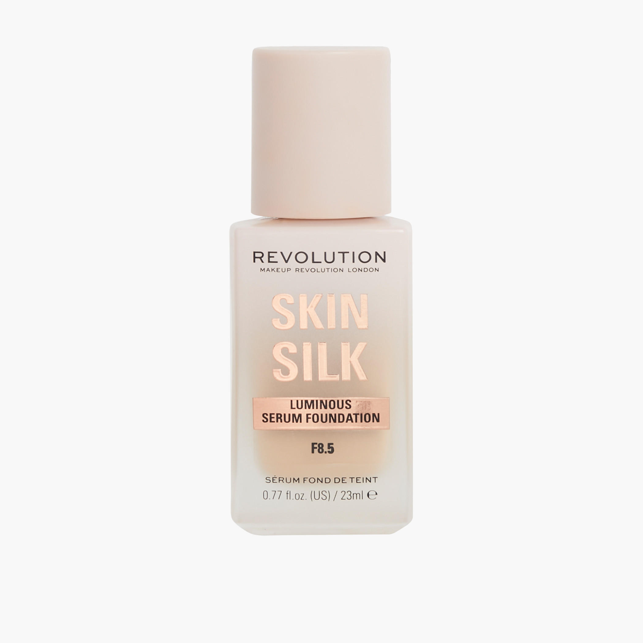 كريم أساس سيروم لامع سكين سيلك من ميك أب ريفوليوشن - 23 مل-beautyandpersonalcare-makeup-face-foundations-image-1