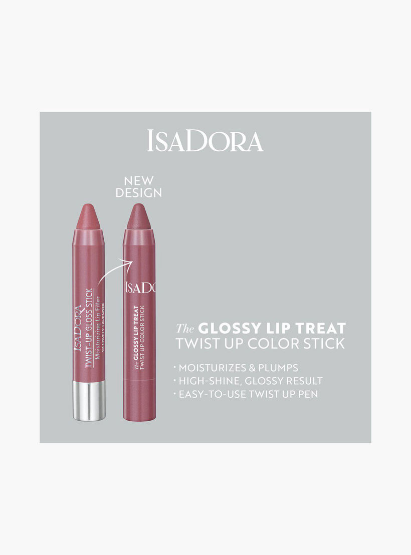 Isadora Glossy Lip Treat Twist Up Lipstick - 3.3 gms-beautyandpersonalcare-makeup-lips-lipsticks-image-5