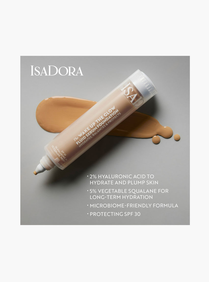 Isadora Wake Up the Glow Fluid Serum Foundation - 30 ml-beautyandpersonalcare-makeup-face-foundations-image-6
