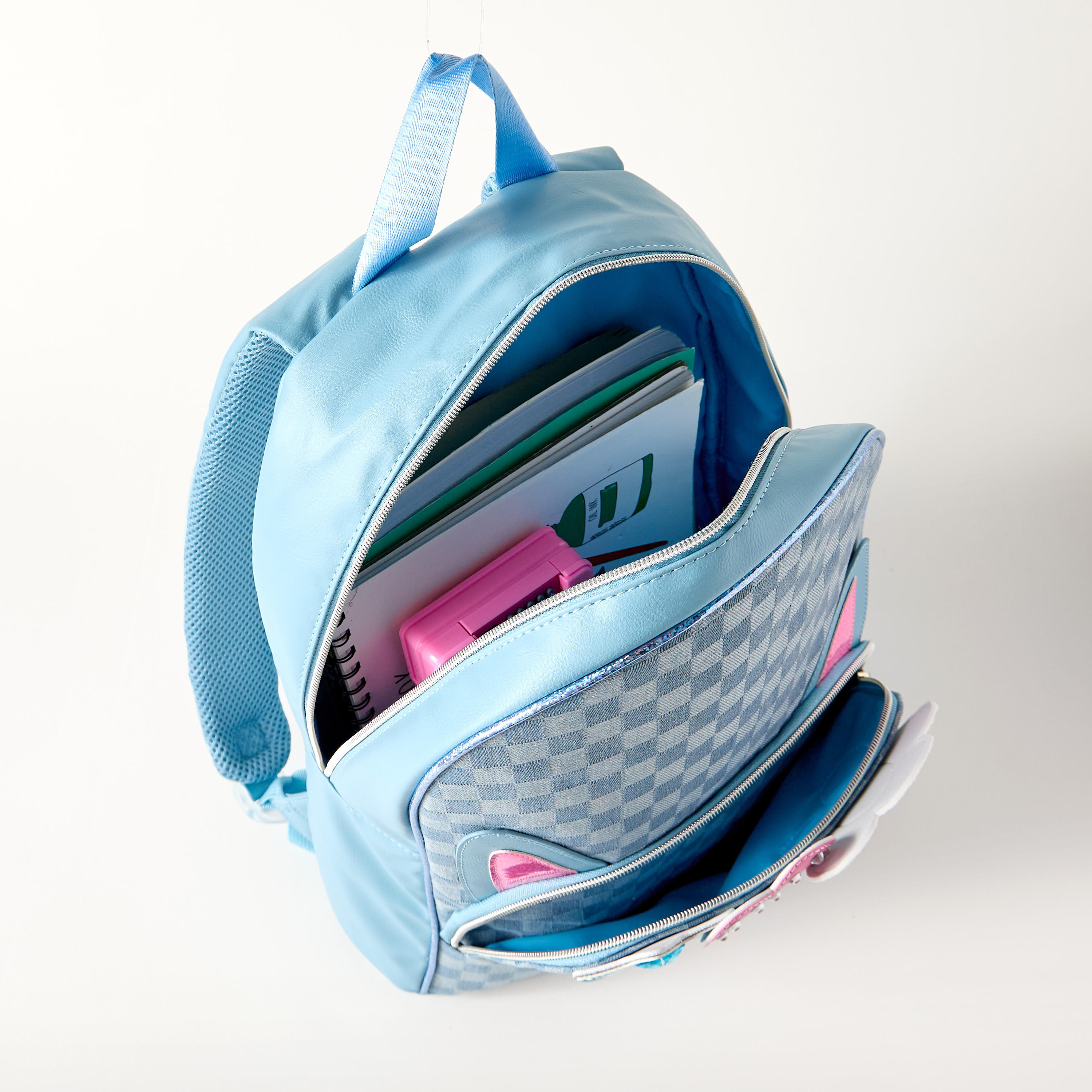 شنطة ظهر 16 بوصة بحمالات قابلة للتعديل وزخارف  من ماست - 16x12x4 سم-school-bagsandbackpacks-backpacks-image-8