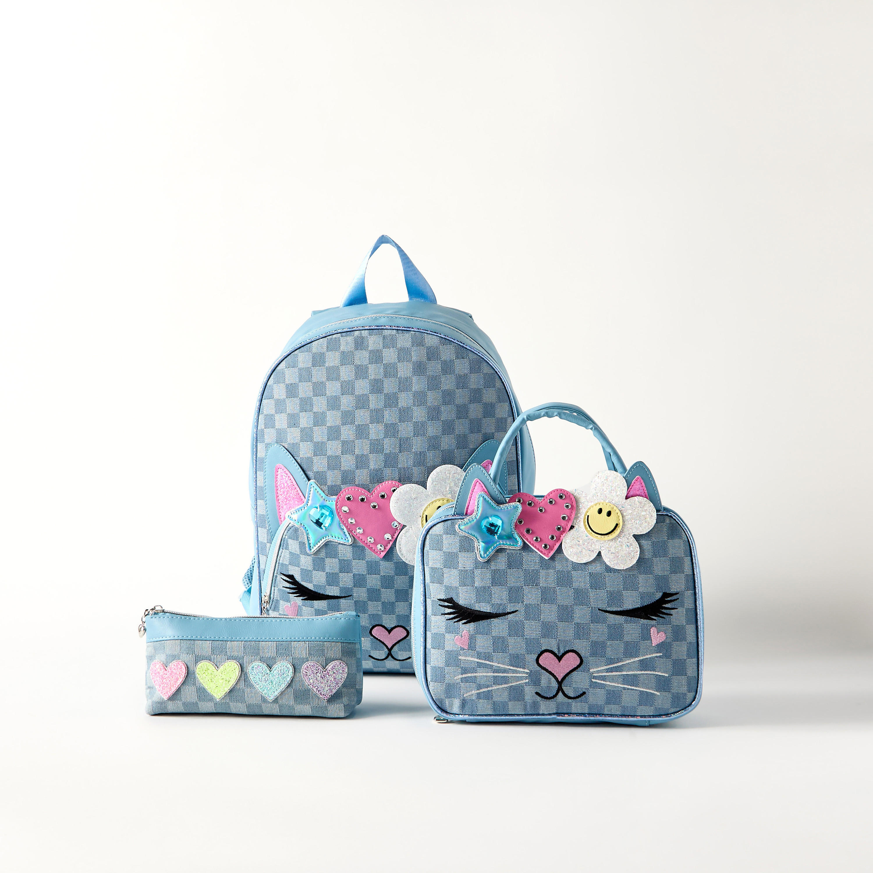 شنطة ظهر 16 بوصة بحمالات قابلة للتعديل وزخارف من ماست - 16x12x4 سم-school-bagsandbackpacks-backpacks-image-9