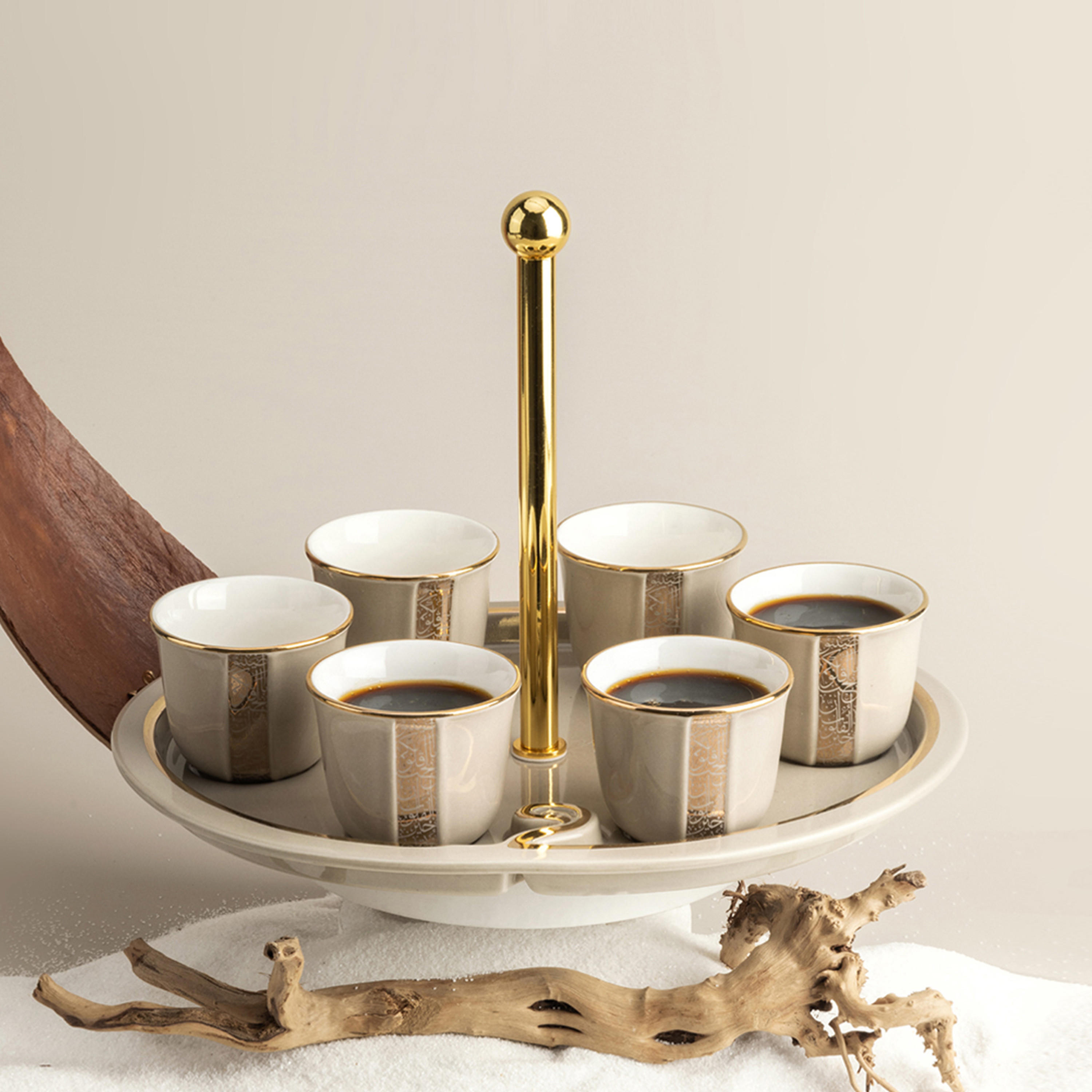 Otantik 6-Piece Kahwa Cup Set with Holder-household-dining-teaandcoffee-teaandcoffeesets-image-1
