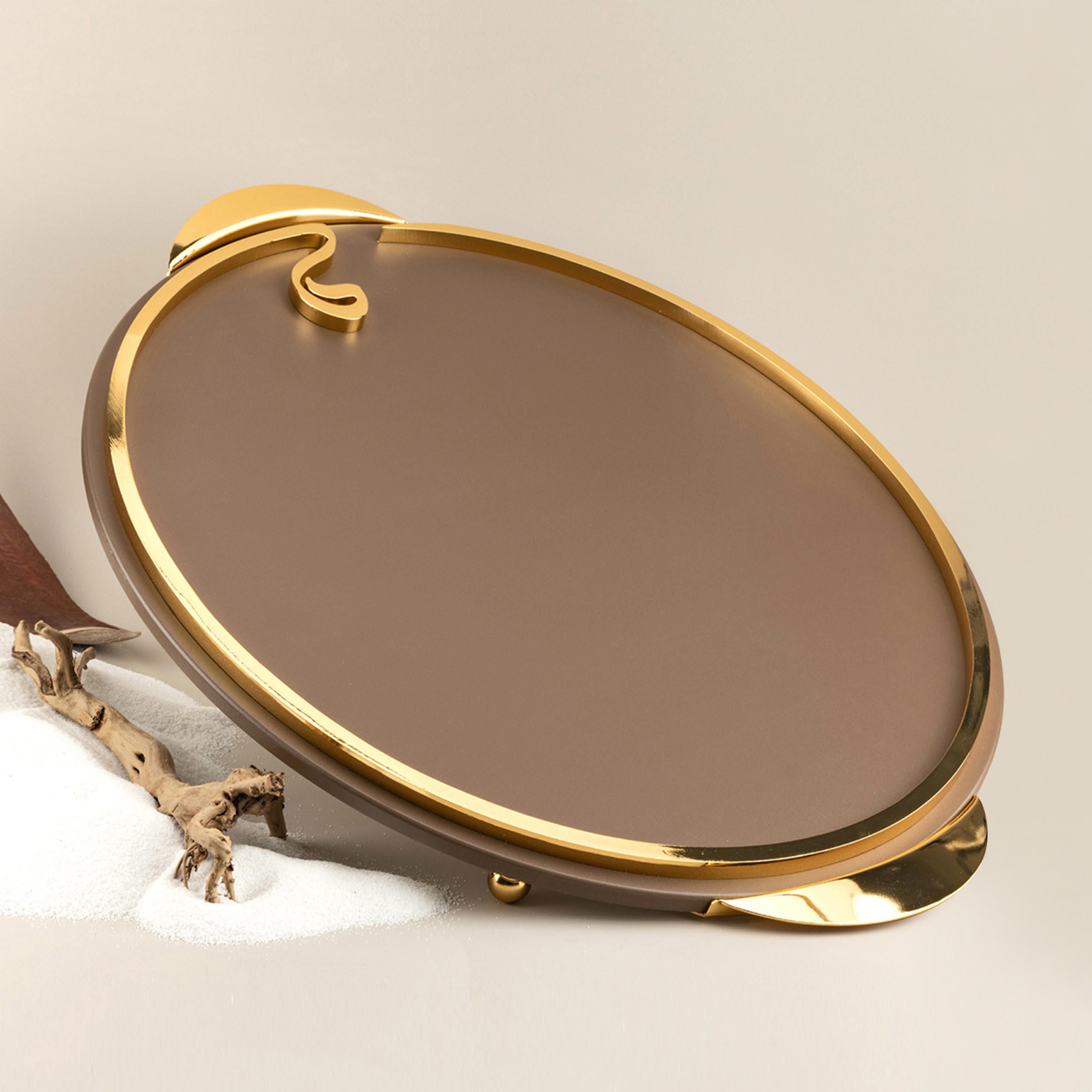 Otantik Wooden Serving Tray - 60x45 cms-household-dining-serveware-servingtrays-image-1