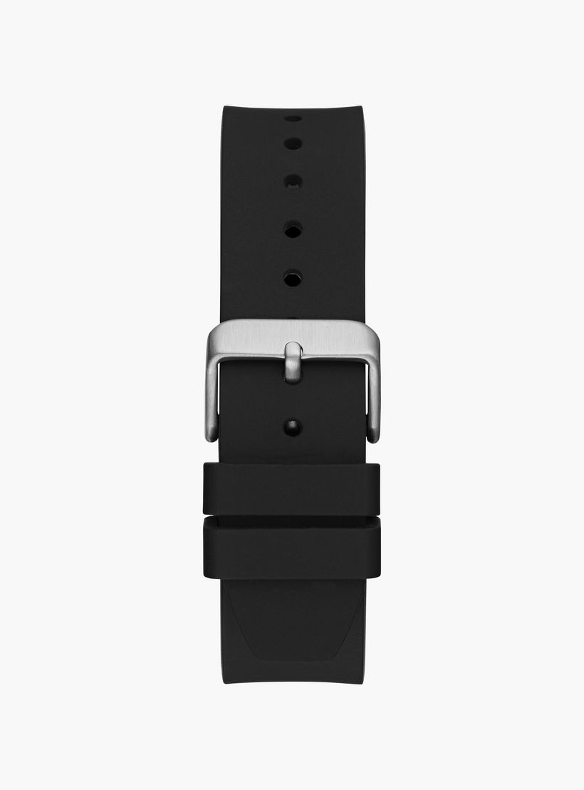 Guess Men's Black Analog Silicone Strap Watch | GW0663G1 | 42 MM-men-watchesandjewellery-watches-image-3